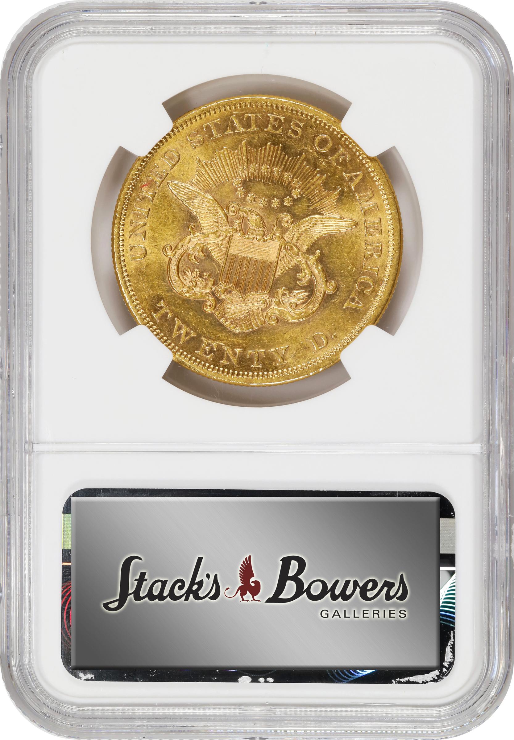 image for: 1859 Liberty Head Double Eagle. AU-58 (NGC).