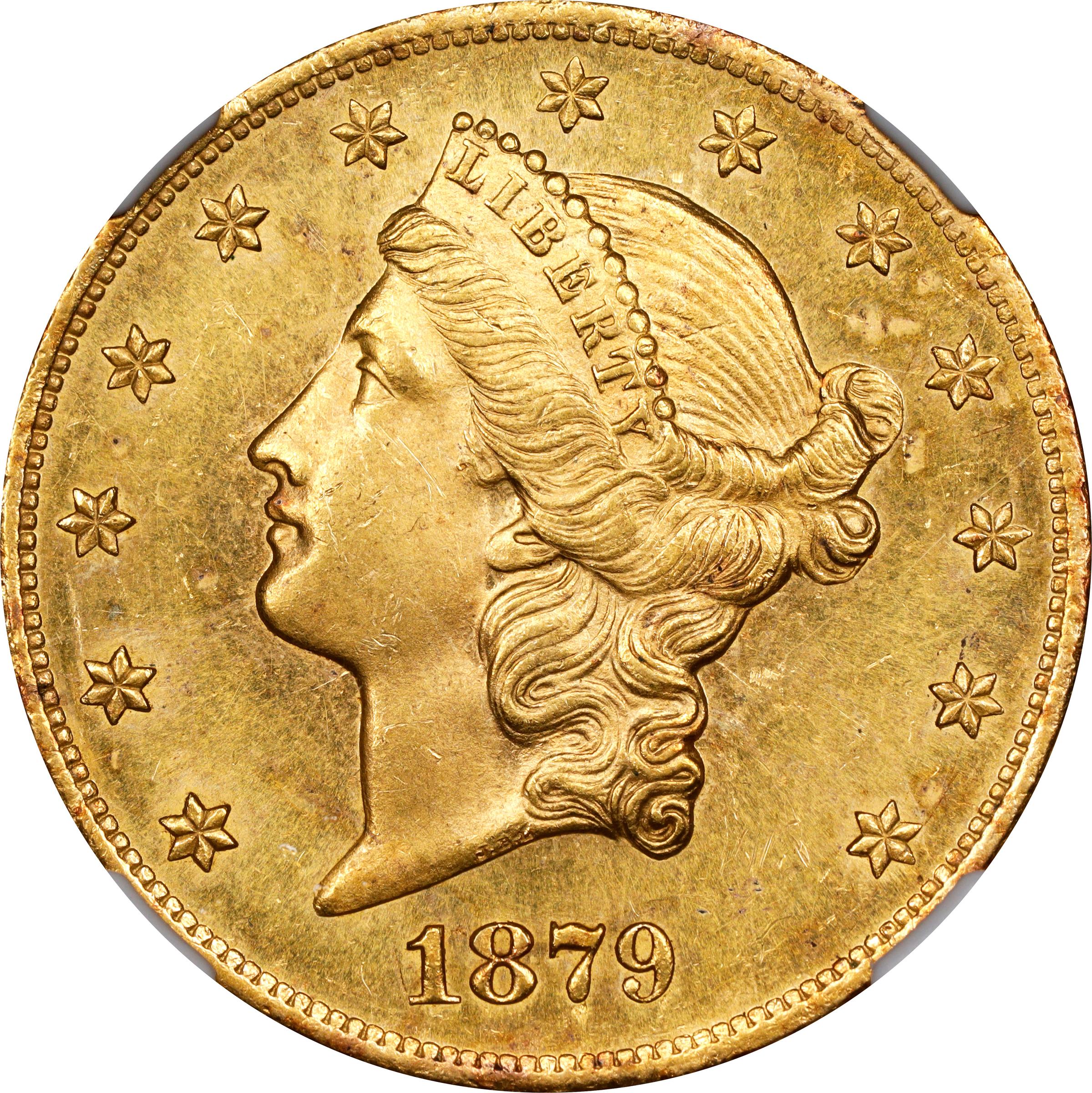 image for: 1879-O Liberty Head Double Eagle. Winter-1. MS-63 (NGC).