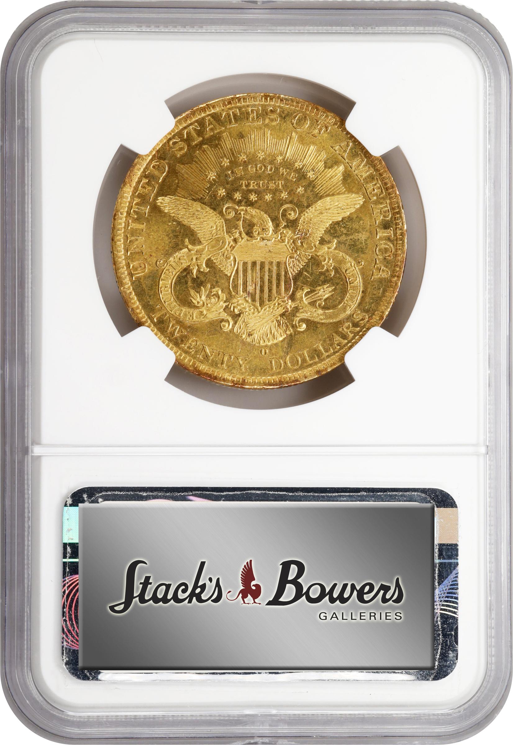 image for: 1879-O Liberty Head Double Eagle. Winter-1. MS-63 (NGC).