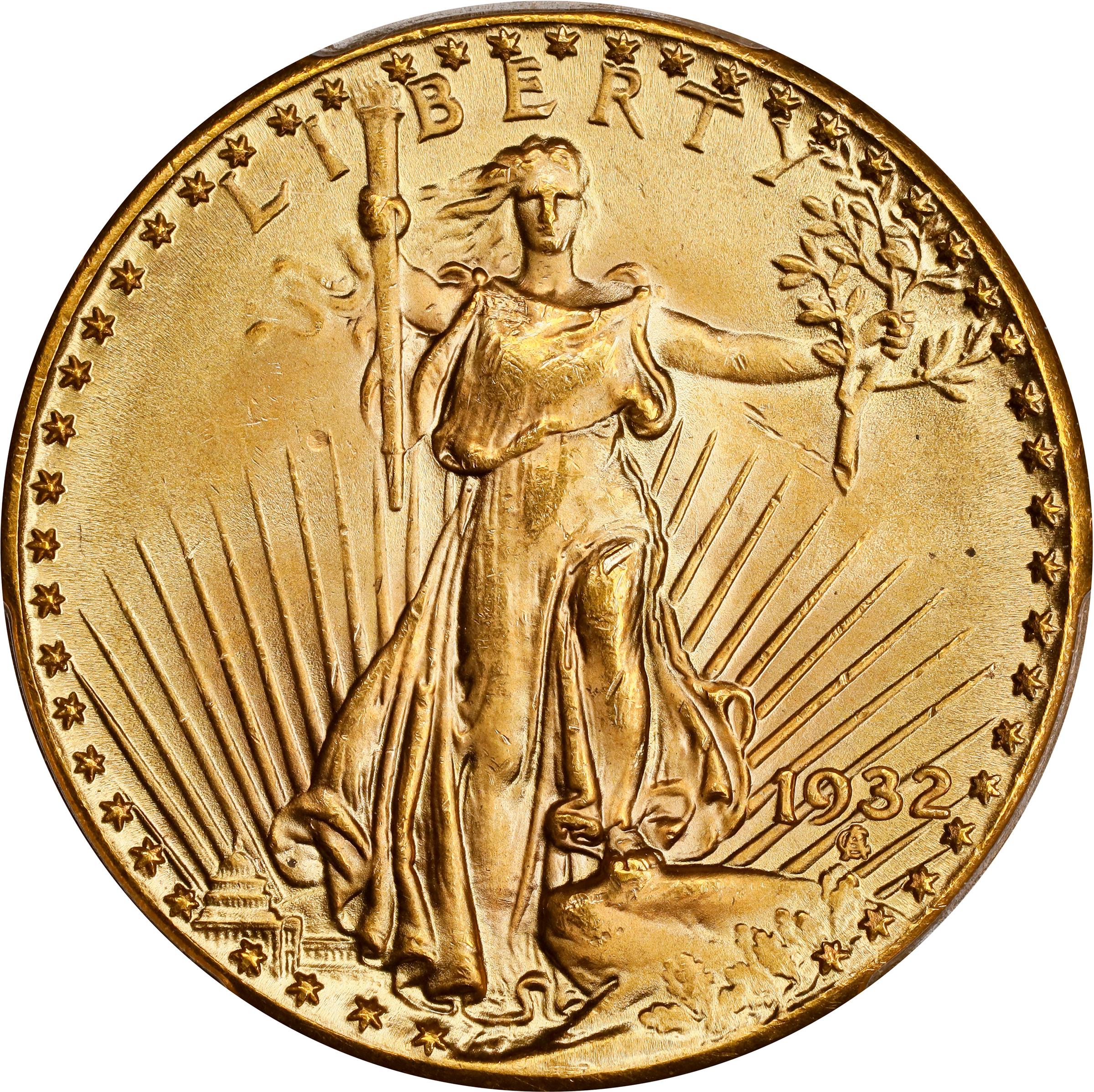 image for: 1932 Saint-Gaudens Double Eagle. MS-65+ (PCGS).