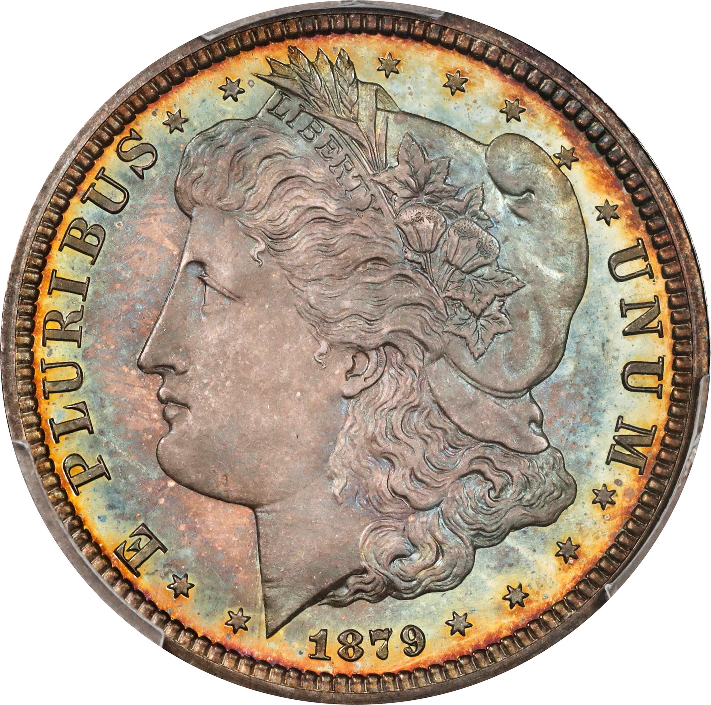 image for: 1879 Pattern Morgan Quarter Dollar. Judd-1593, Pollock-1787. Rarity-7-. Silver. Reeded Edge. Proof-68 (PCGS). CAC. CMQ.