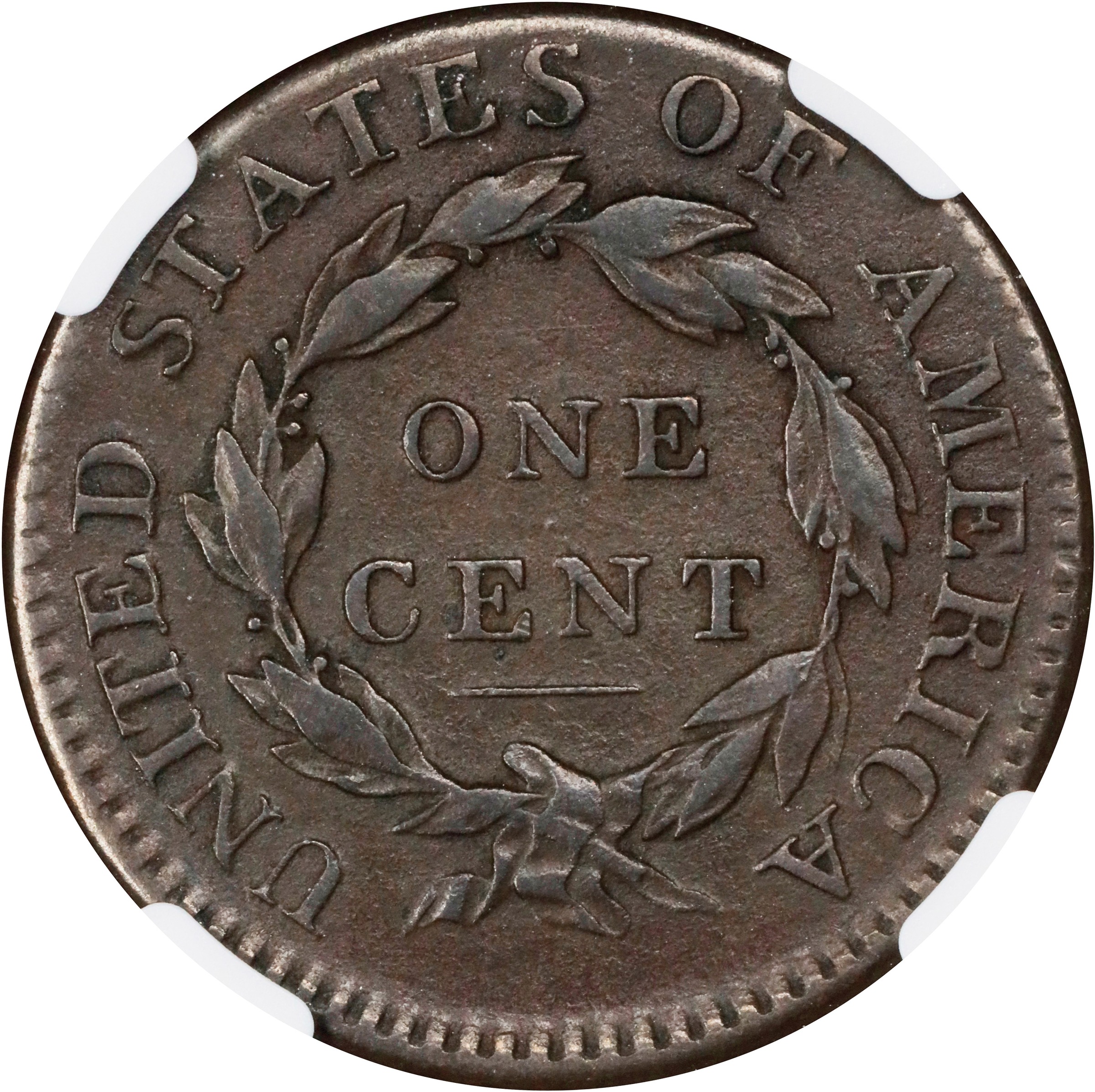 image for: 1814 Classic Head Cent. S-295, B-2. Rarity-1. Plain 4. EF-40 BN (NGC). CAC.