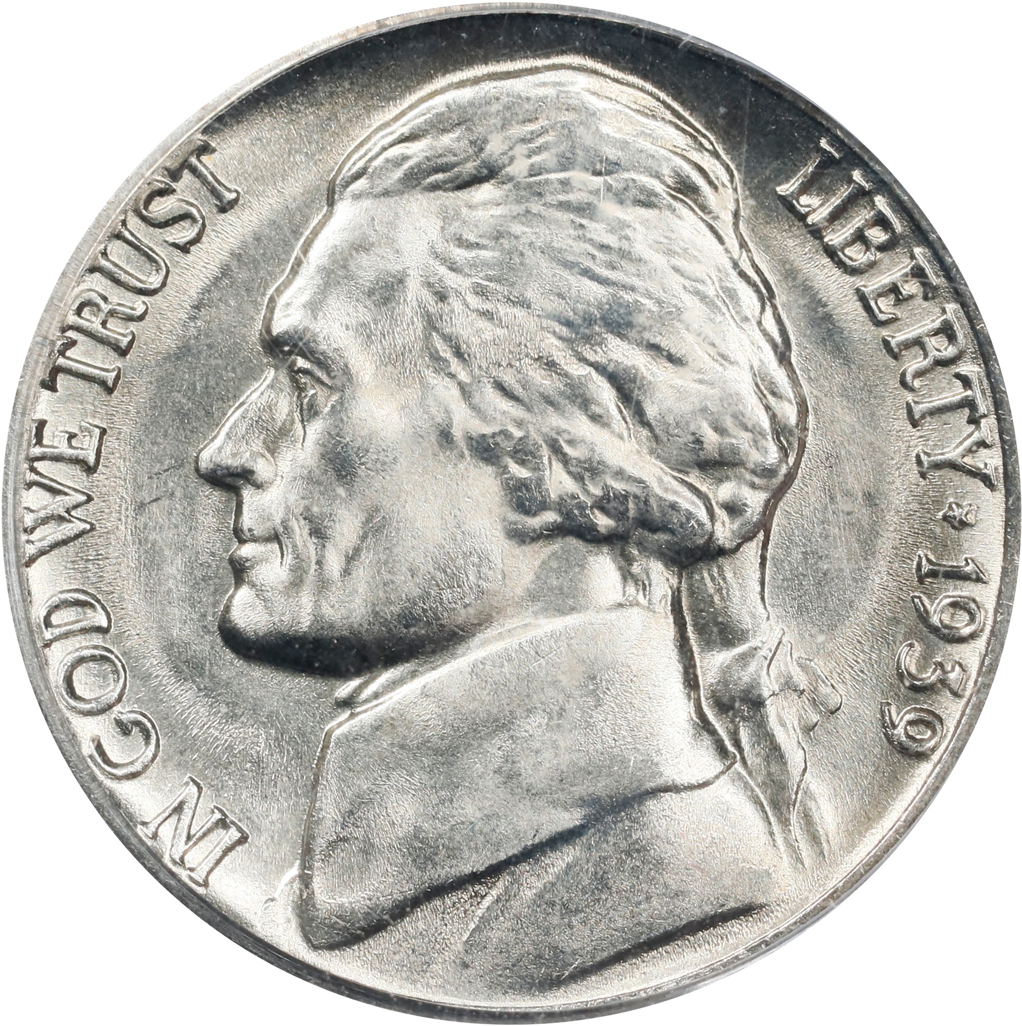 image for: 1939 Jefferson Nickel. FS-801. Doubled Die Reverse, Doubled Monticello. MS-66 FS (PCGS). CAC.