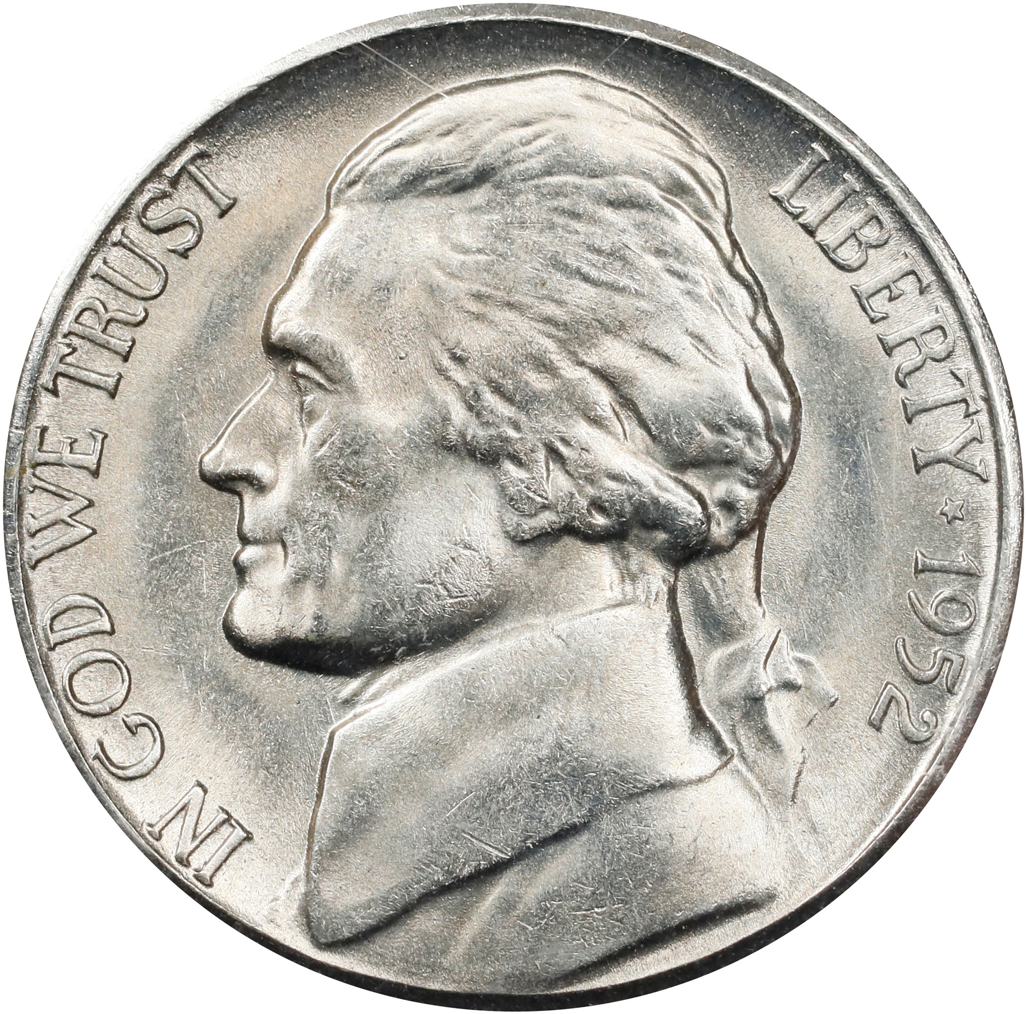 image for: 1952-S Jefferson Nickel. MS-66 FS (PCGS).
