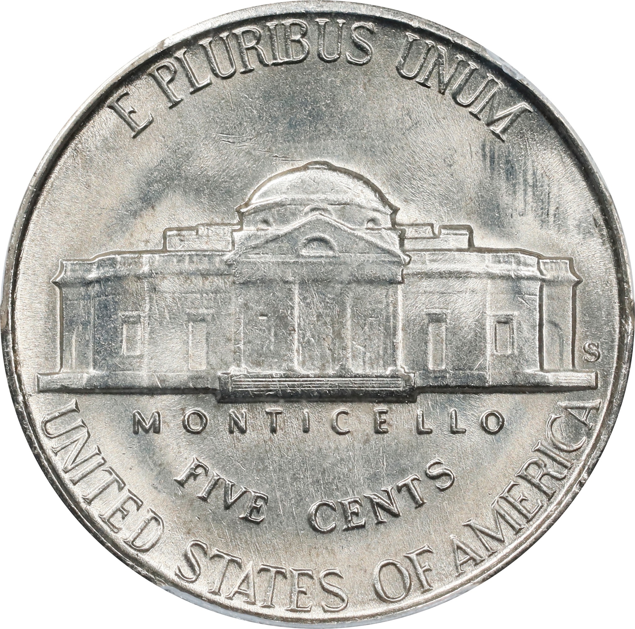 image for: 1952-S Jefferson Nickel. MS-66 FS (PCGS).
