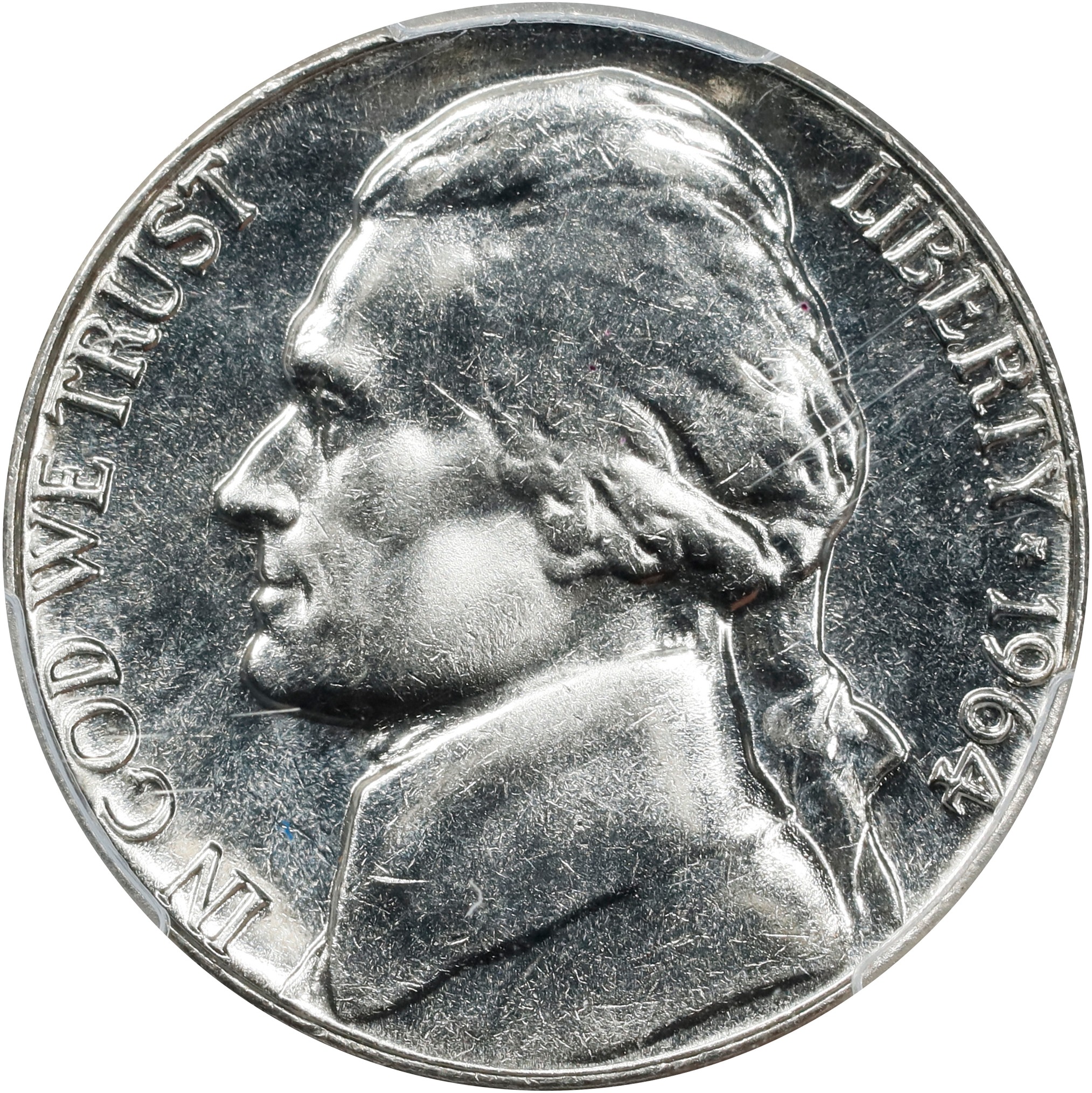 image for: 1964-D Jefferson Nickel. MS-66 FS PL (PCGS).