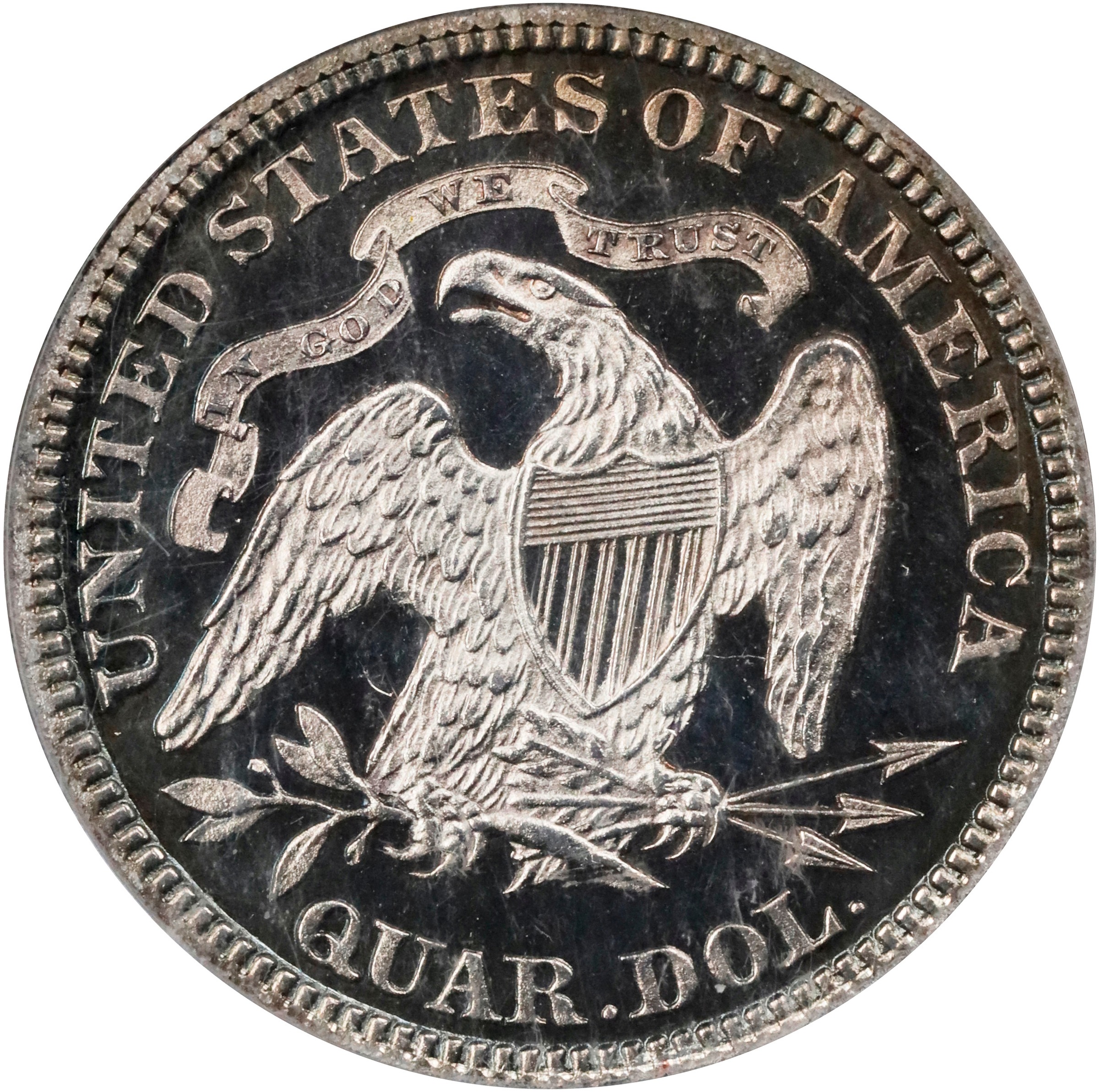 image for: 1886 Liberty Seated Quarter. Proof-63 Deep Cameo (PCGS).