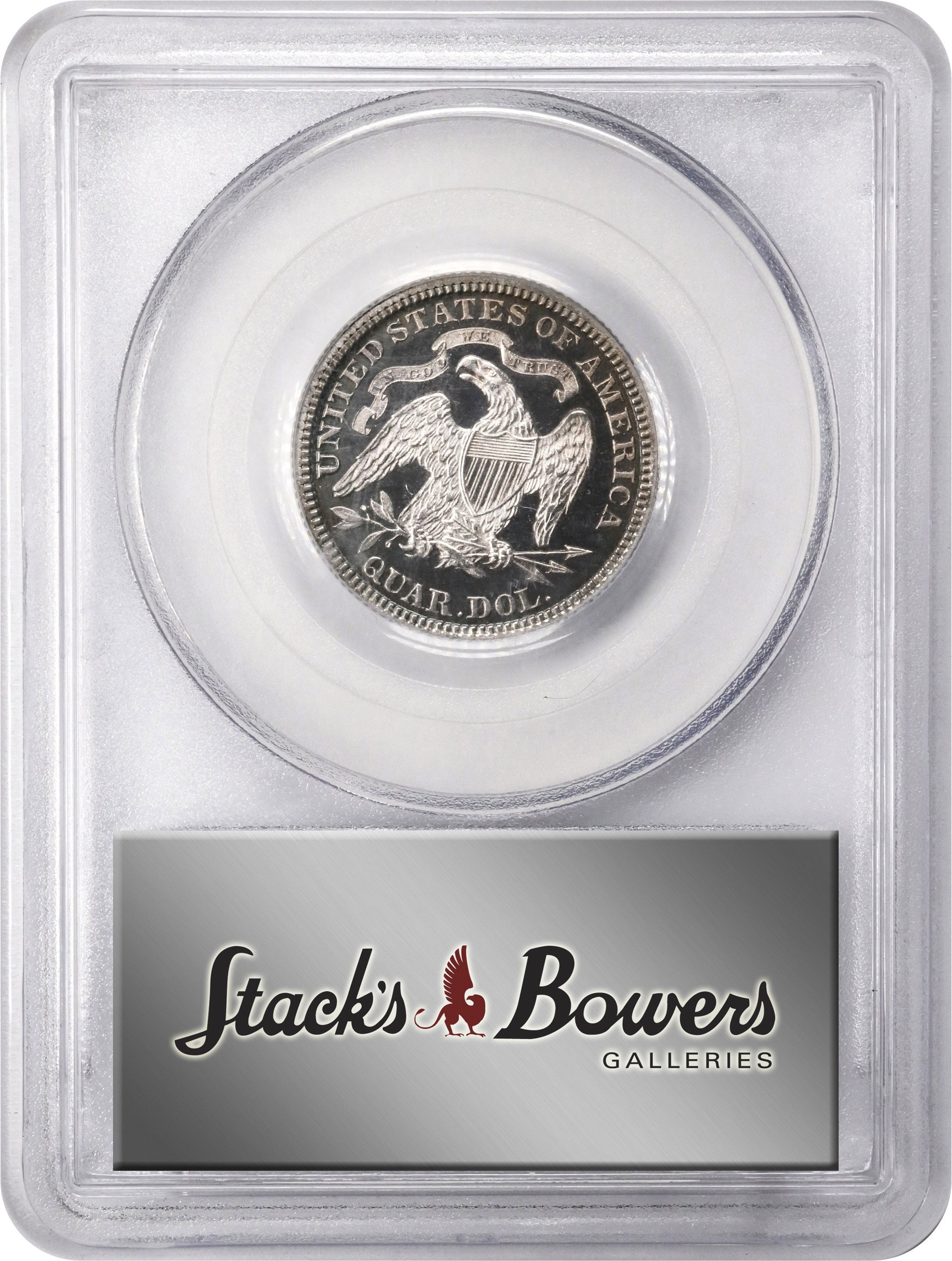 image for: 1886 Liberty Seated Quarter. Proof-63 Deep Cameo (PCGS).
