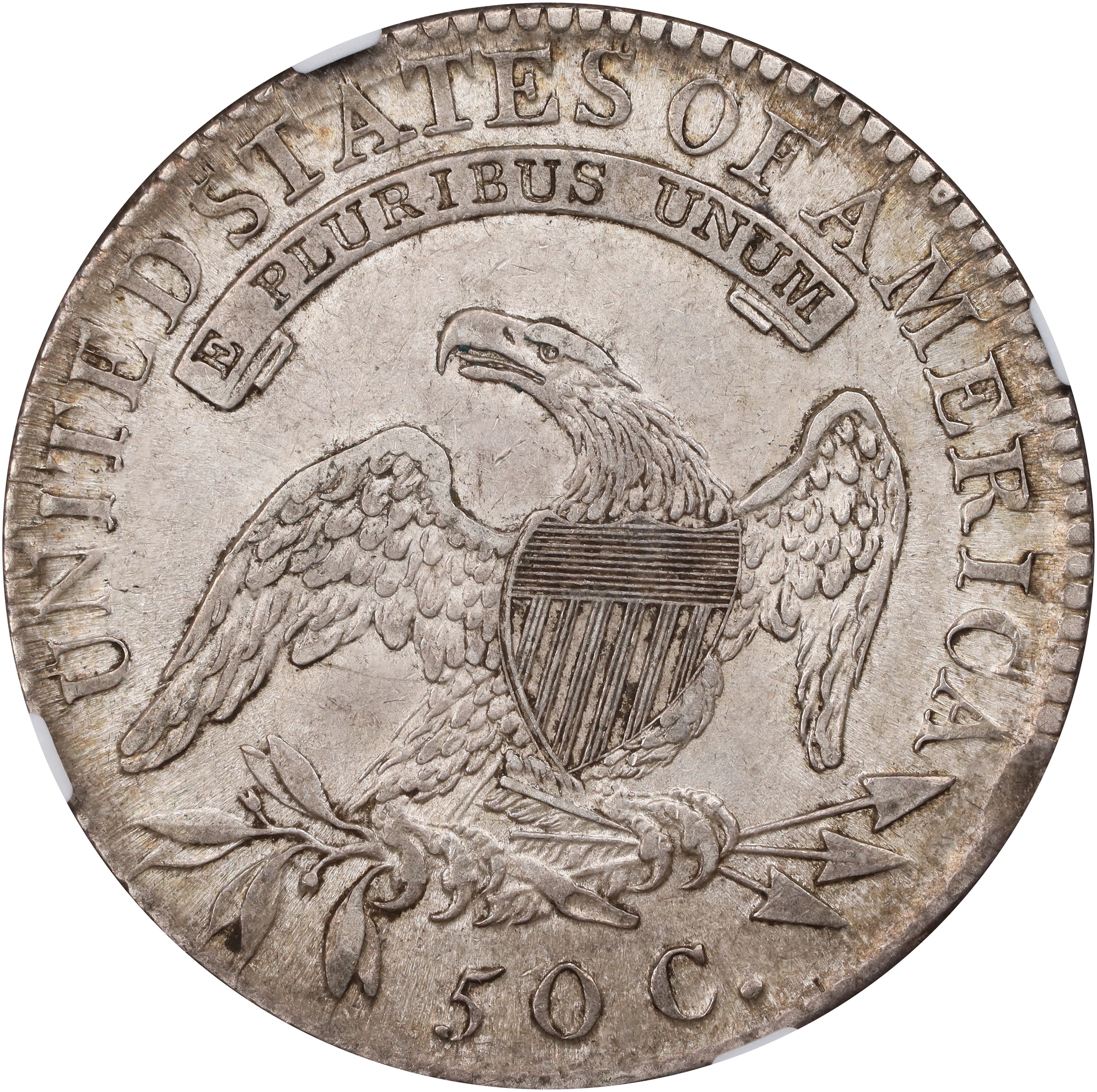 image for: 1818 Capped Bust Half Dollar. O-109a. Rarity-2. AU-55 (NGC). CAC.
