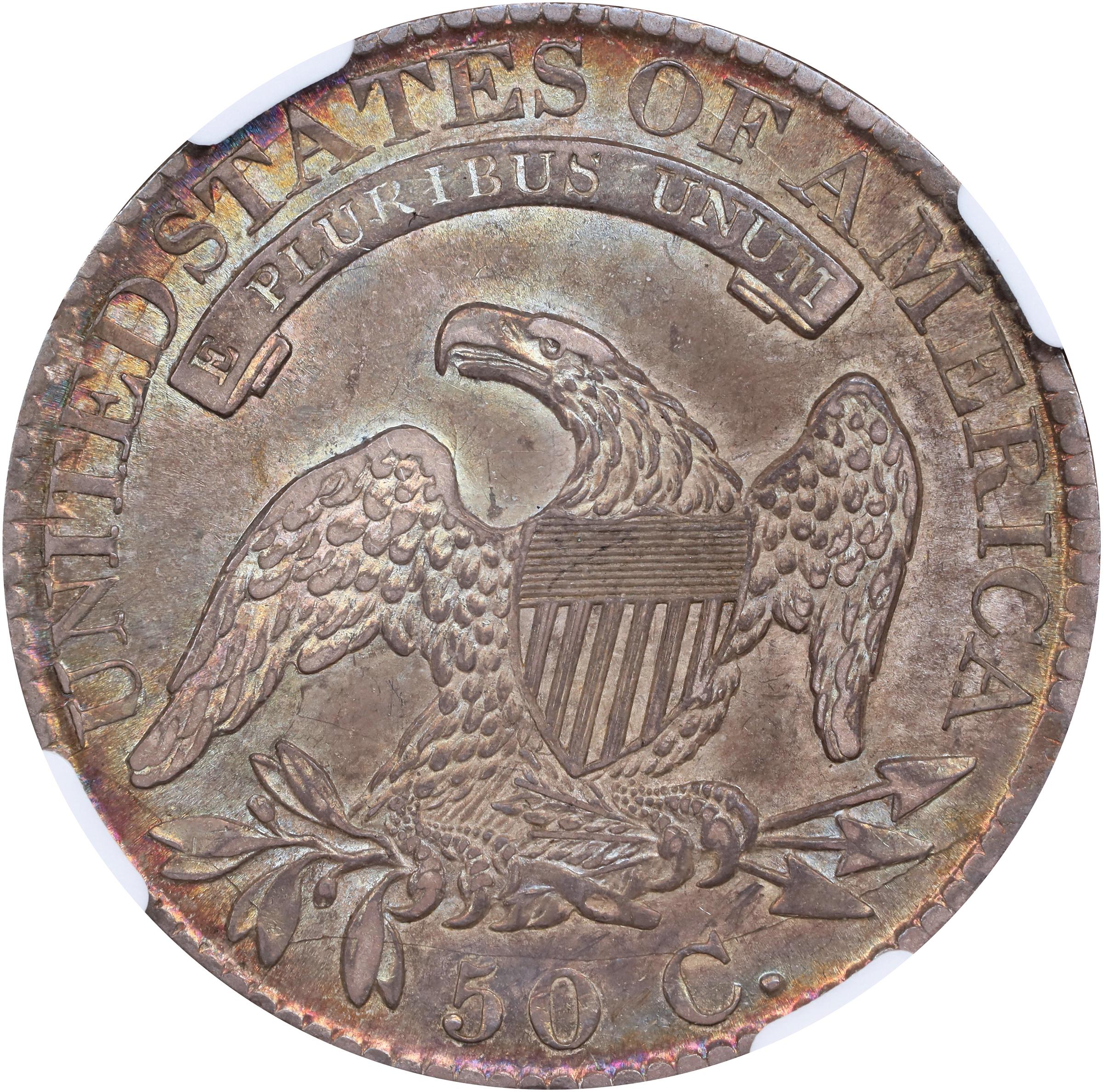 image for: 1826 Capped Bust Half Dollar. O-107. Rarity-3. AU-58 (NGC). CAC.