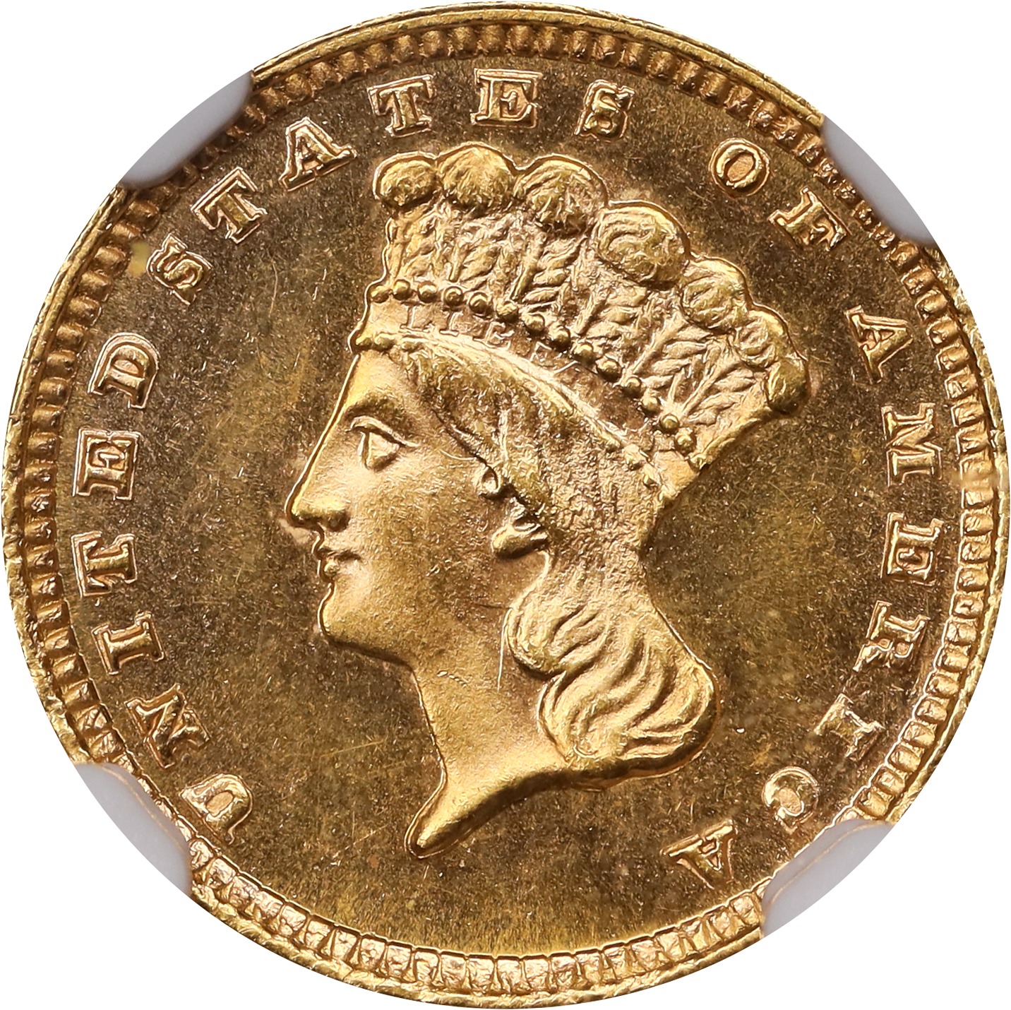 image for: 1883 Gold Dollar. MS-65 PL (NGC).