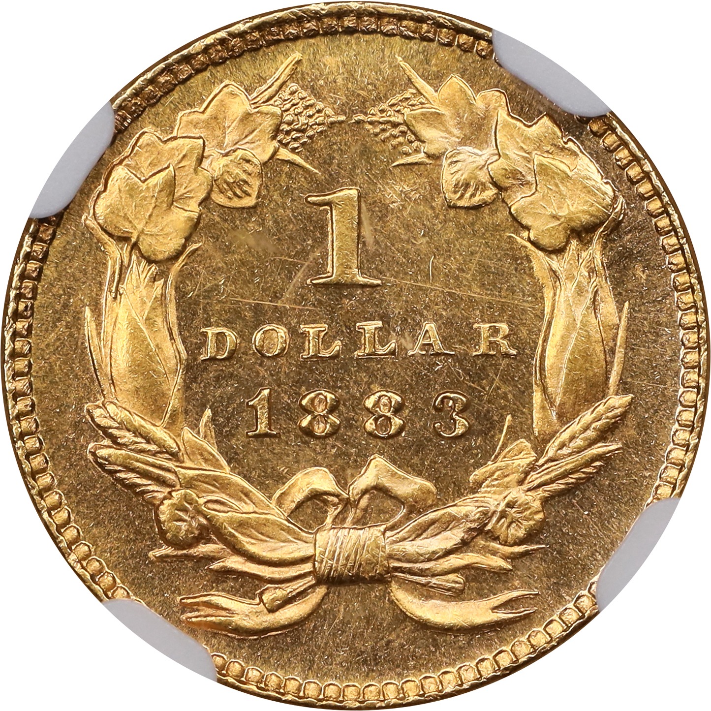 image for: 1883 Gold Dollar. MS-65 PL (NGC).
