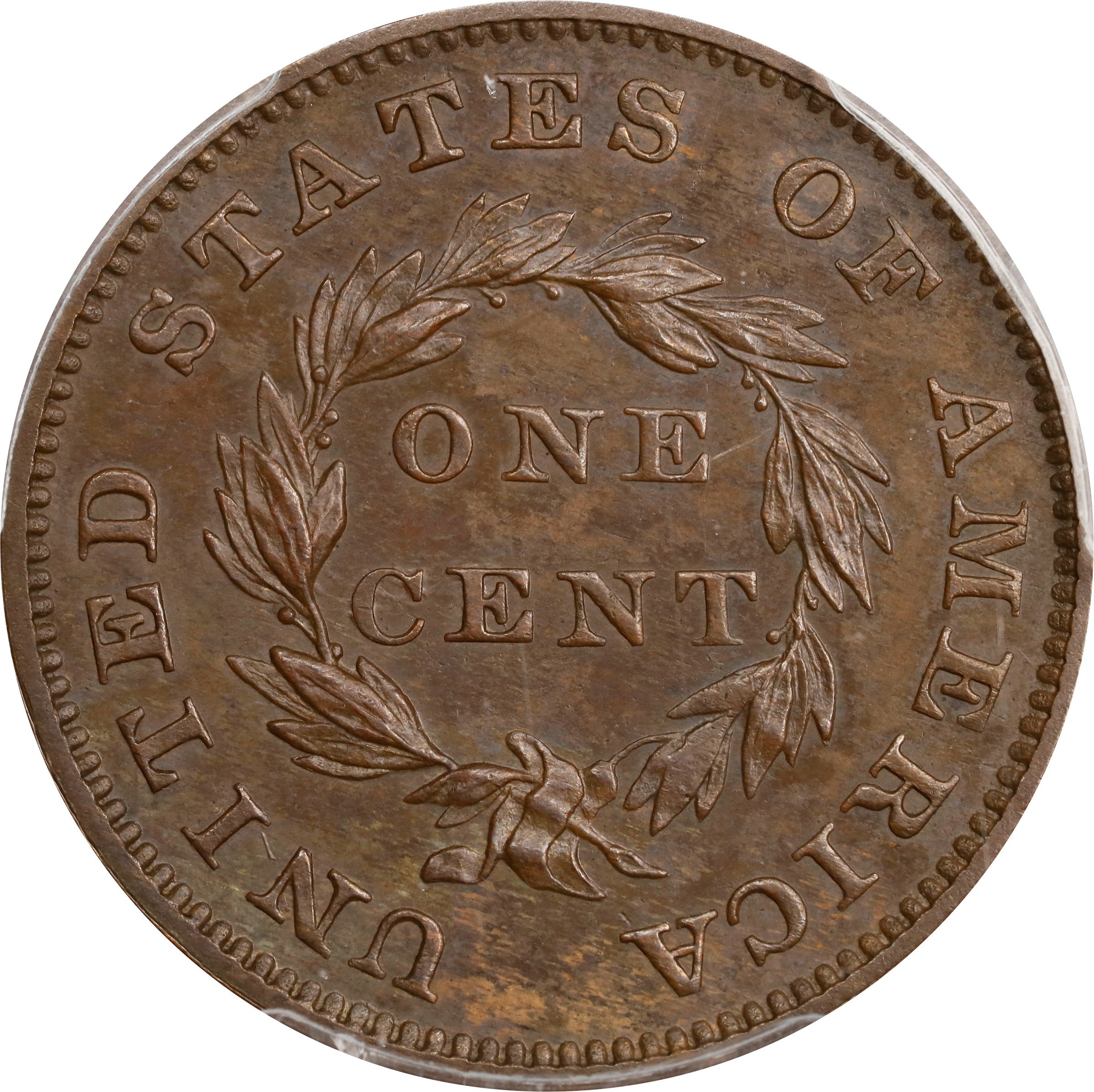 image for: 1855 Pattern Flying Eagle Cent. Judd-168 Original, Pollock-193. Rarity-4. Bronze. Plain Edge. Proof-64 BN (PCGS).