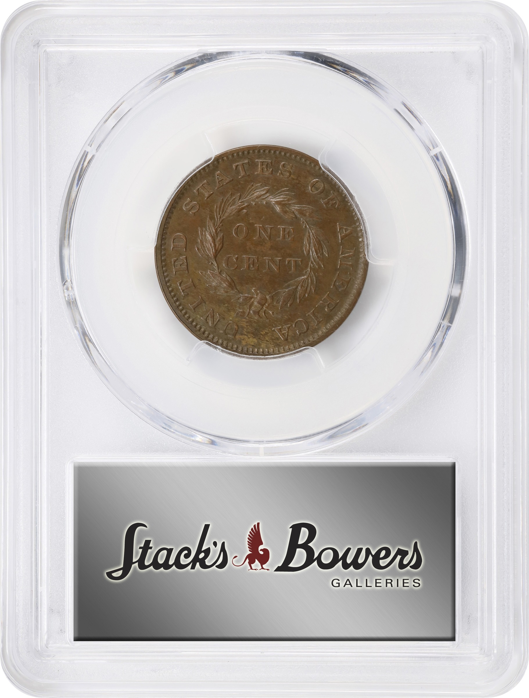 image for: 1855 Pattern Flying Eagle Cent. Judd-168 Original, Pollock-193. Rarity-4. Bronze. Plain Edge. Proof-64 BN (PCGS).