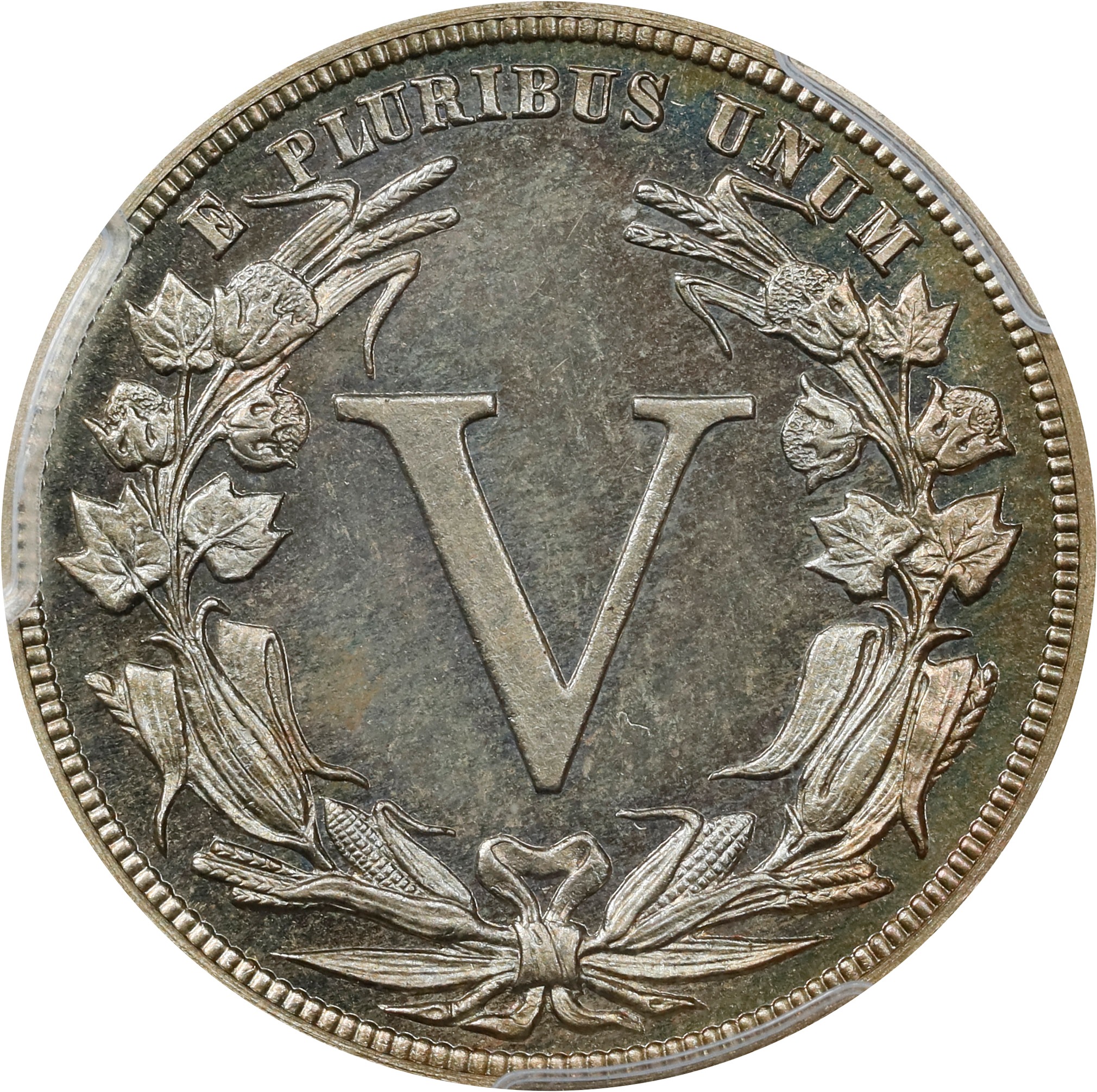 image for: 1882 Pattern Liberty Head Nickel. Judd-1684, Pollock-1886. Rarity-6-. Nickel. Plain Edge. Proof-66 (PCGS). CAC.