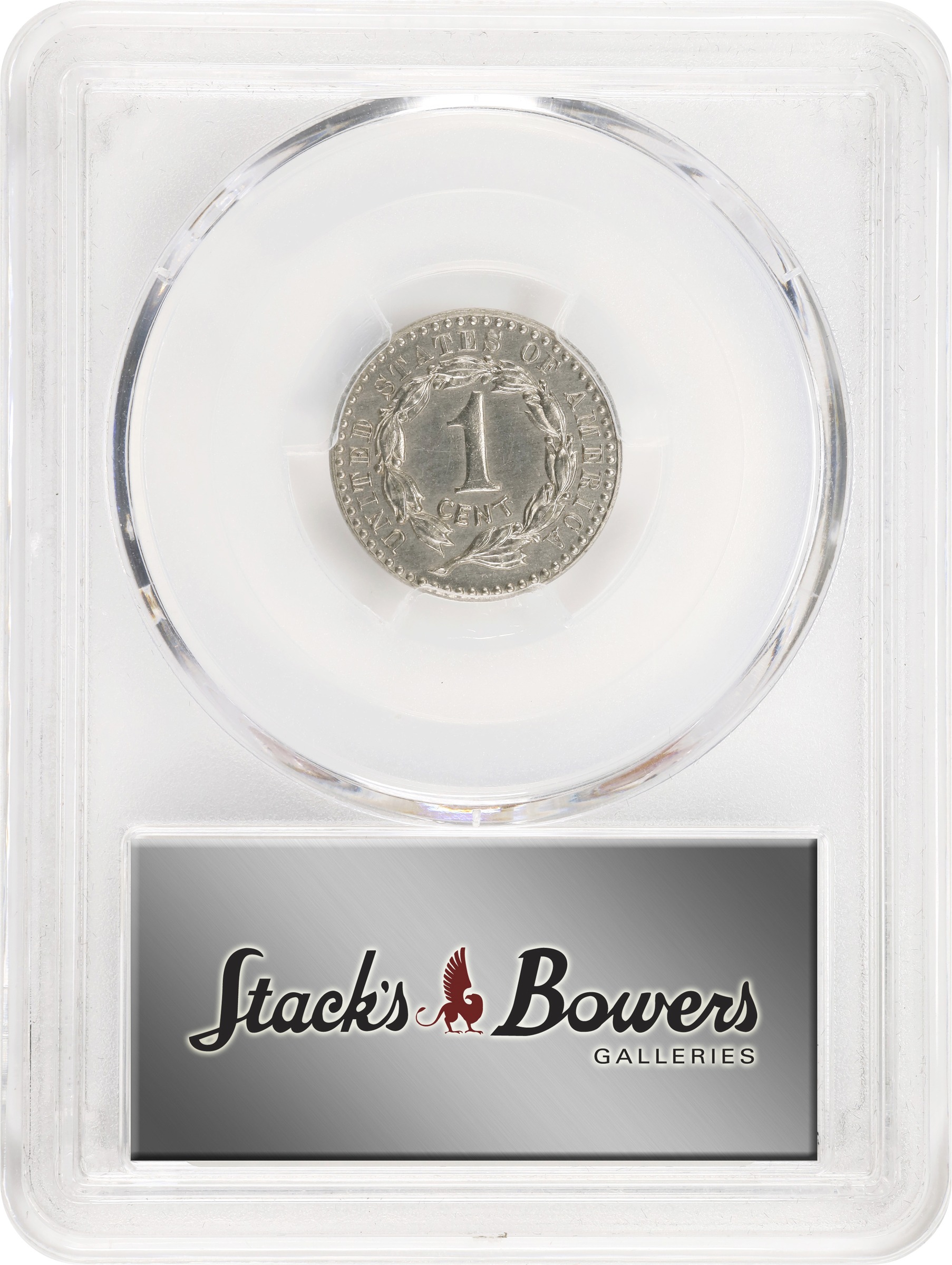 image for: 1896 Pattern Cent. Judd-1767a, Pollock-1981. Rarity-7-. Pure Nickel (magnetic). Plain Edge. Proof-65 (PCGS). CAC.