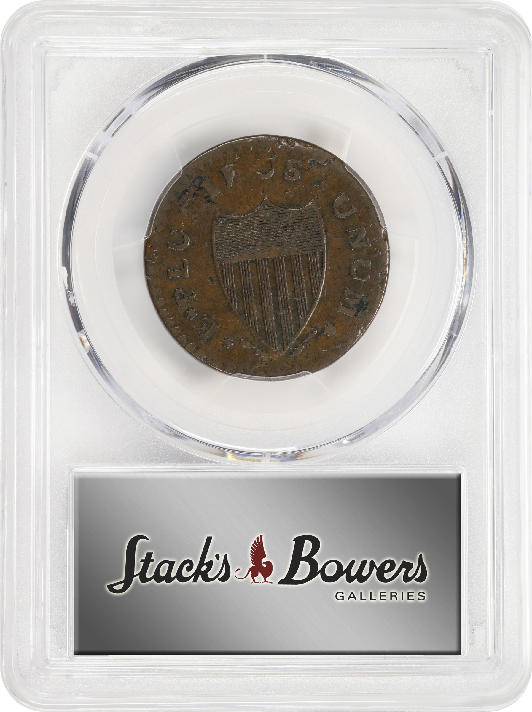 image for: 1788 New Jersey Copper. Maris 67-v, W-5510. Rarity-1. Head Right, Brushed Mane. VF-25 (PCGS).