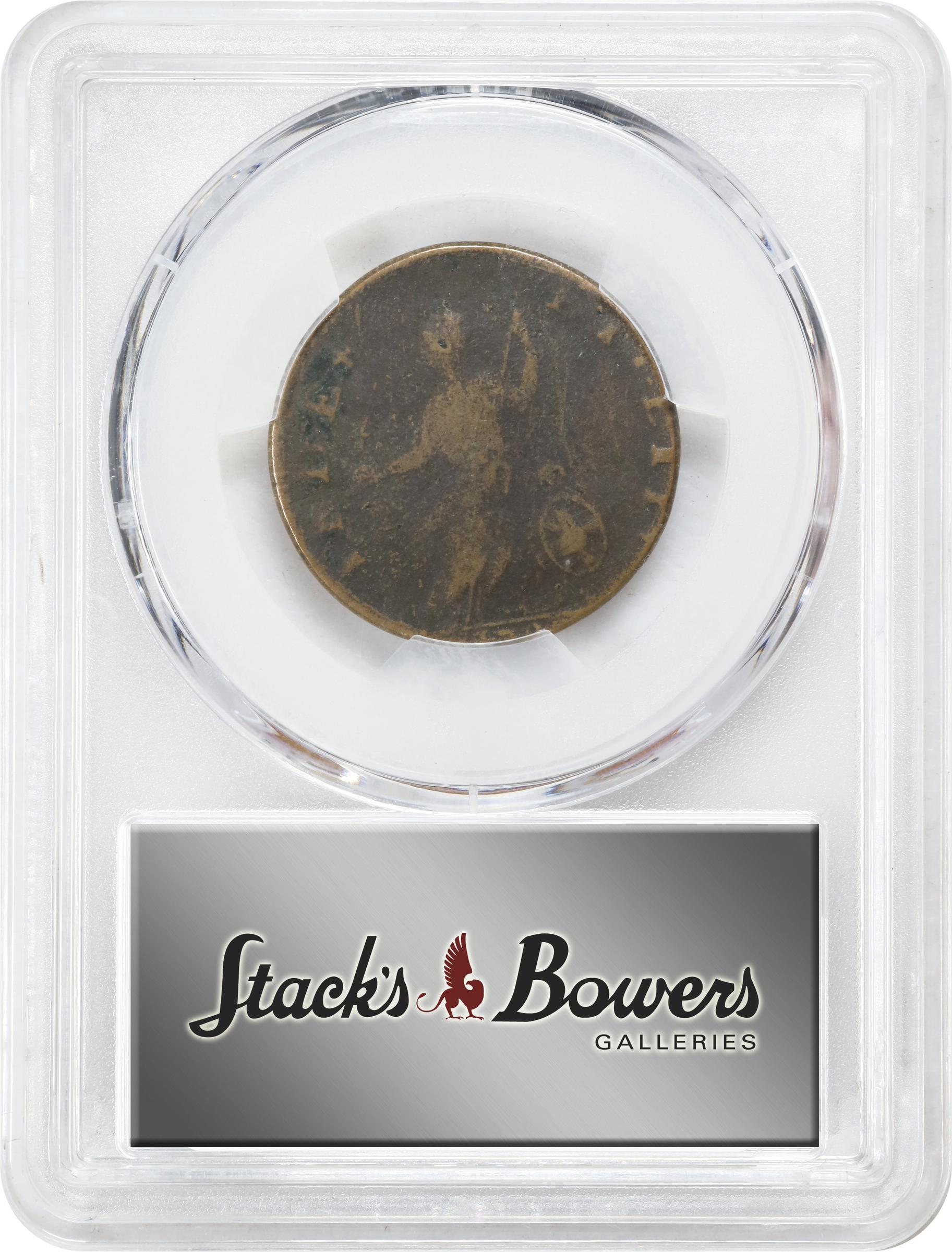 image for: 1788 Vermont Copper. RR-31, Bressett 24-U, Vlack 22-88VT, W-2260. Rarity-4. GEORGIVS III REX. VF-20 (PCGS).