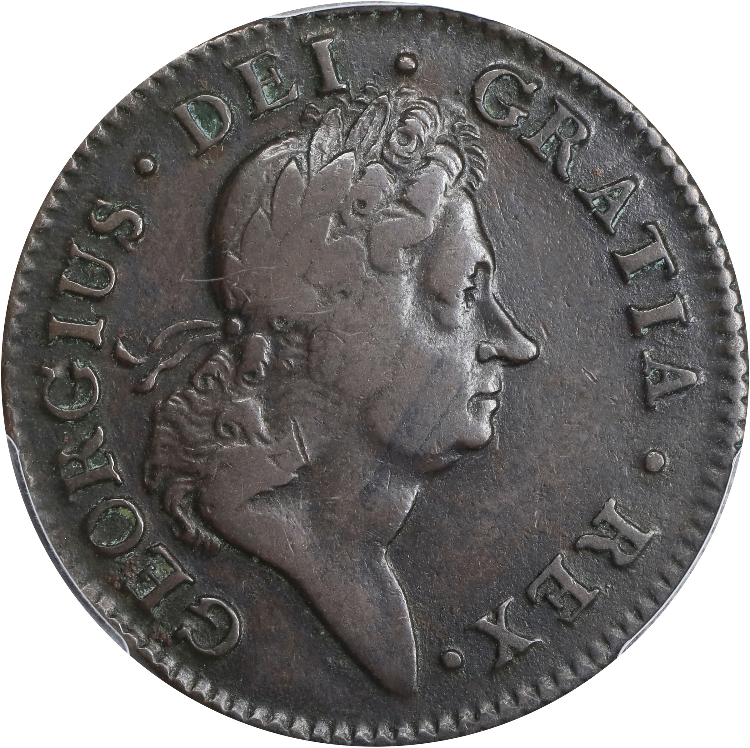 image for: 1723/2 Wood's Hibernia Halfpenny. Martin 3.4-Db.1, W-12850. Rarity-3. VF-25 (PCGS).