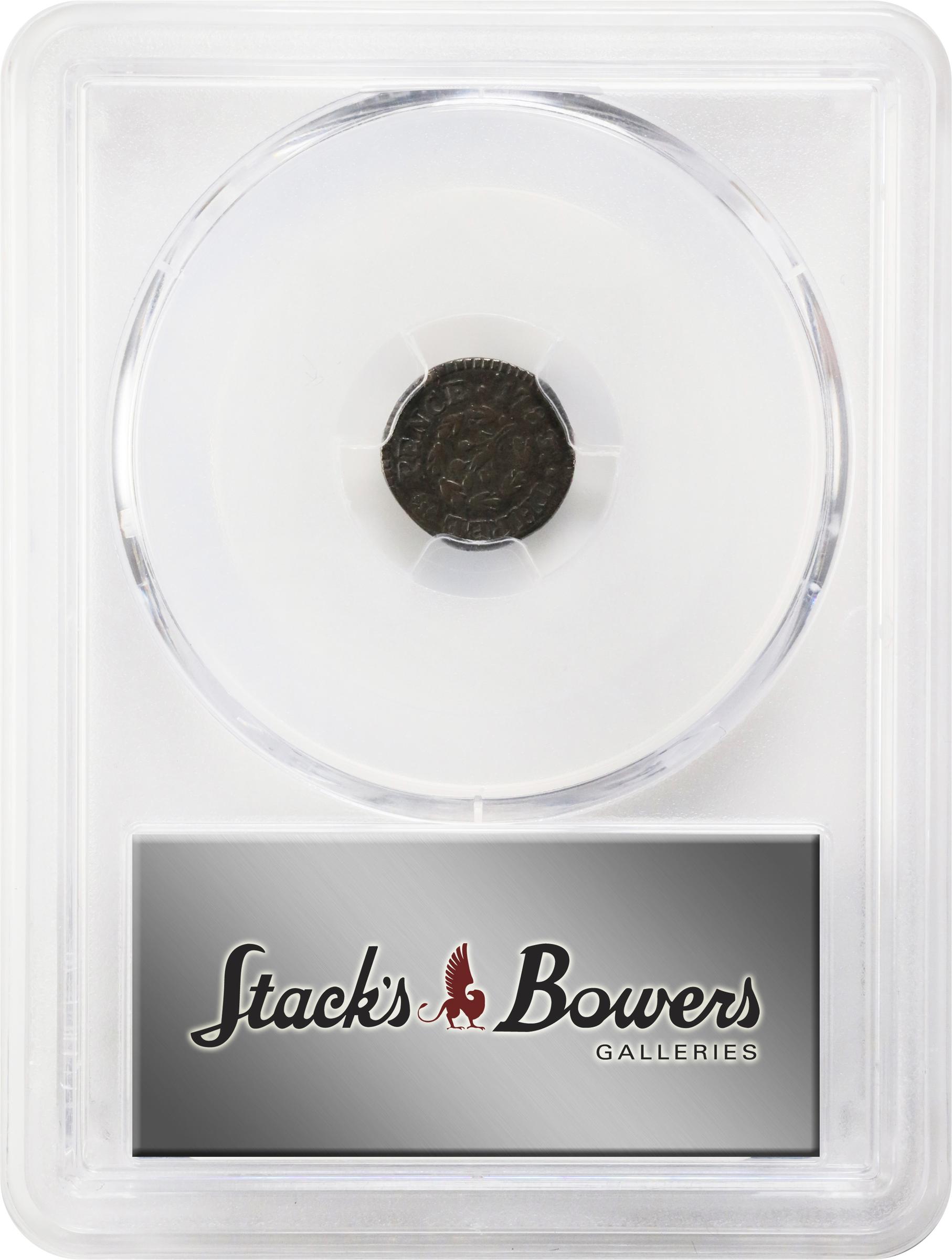 image for: 1783 John Chalmers Threepence. W-1760. Rarity-5. VF-30 (PCGS).