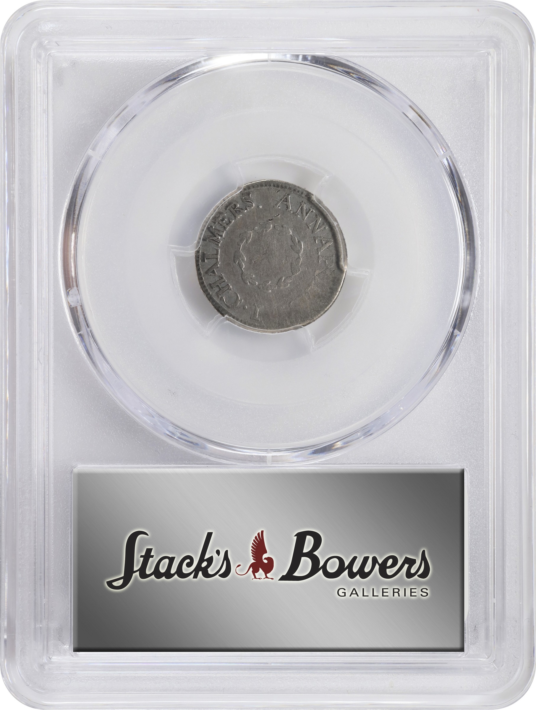 image for: 1783 John Chalmers Sixpence. W-1775. Small Date, 8-Pointed Star. Fine-15 (PCGS).