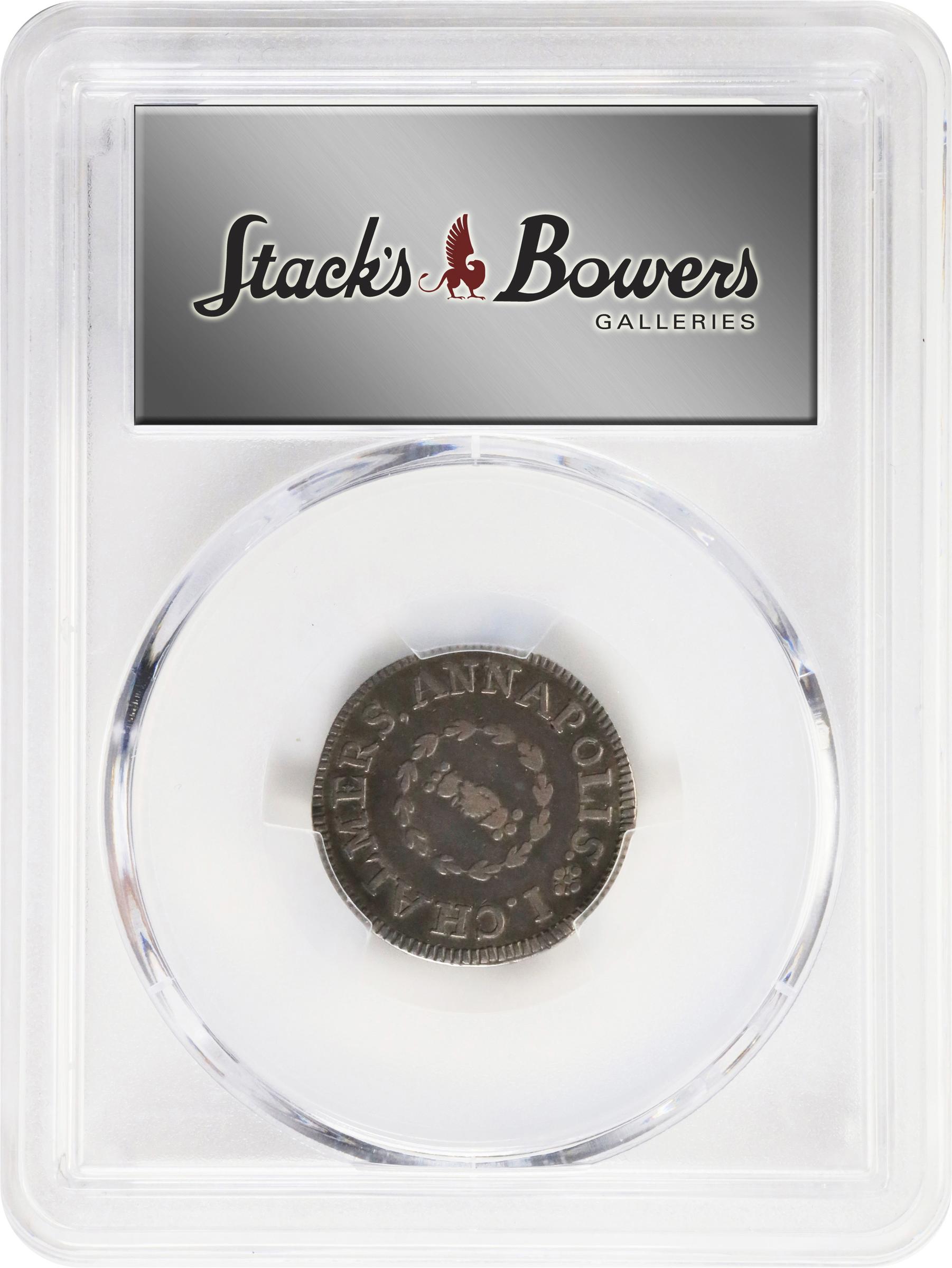 image for: 1783 John Chalmers Shilling. W-1785. Rarity-4+. Birds, Short Worm. EF-40 (PCGS).