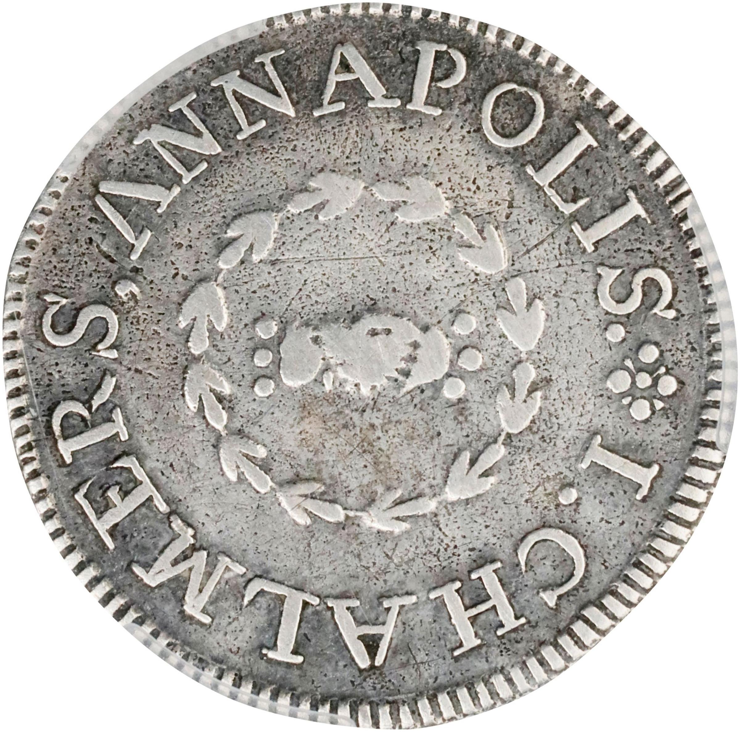 image for: 1783 John Chalmers Shilling. W-1785. Rarity-4+. Birds, Short Worm. VF-35 (PCGS).