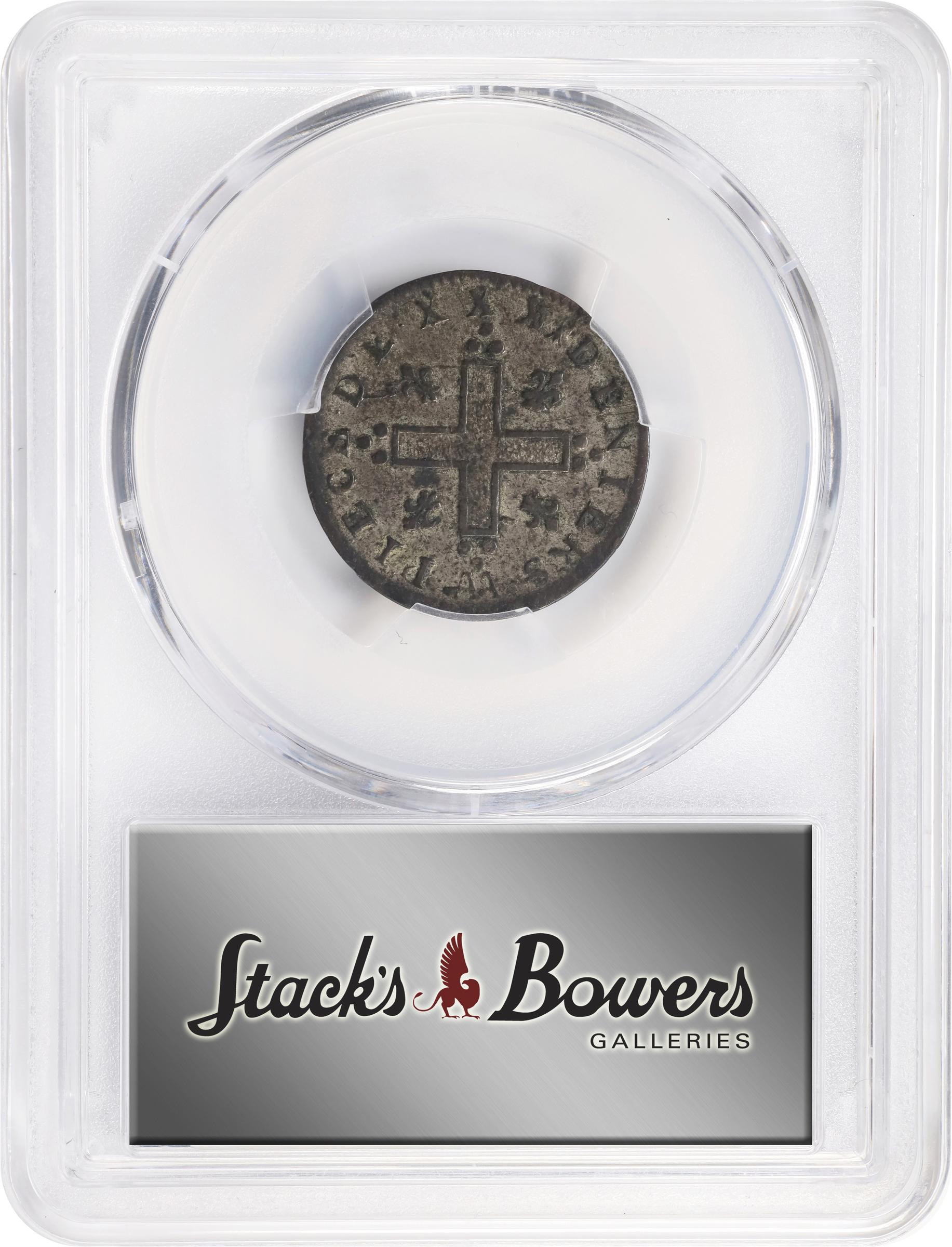 image for: 1710-AA 30 Deniers, or Mousquetaire. Metz Mint. Vlack-8. Rarity-2. EF-40 (PCGS).