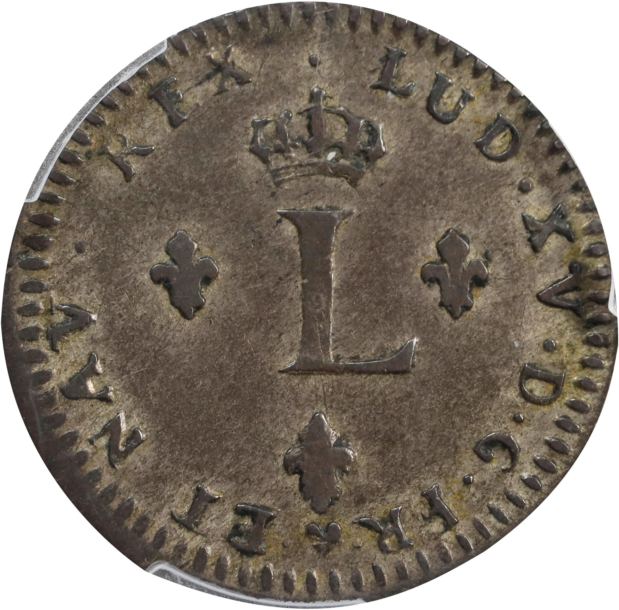 image for: 1762-BB Sou Marque. Strasbourg Mint. Vlack-276. Rarity-1. AU-50 (PCGS).