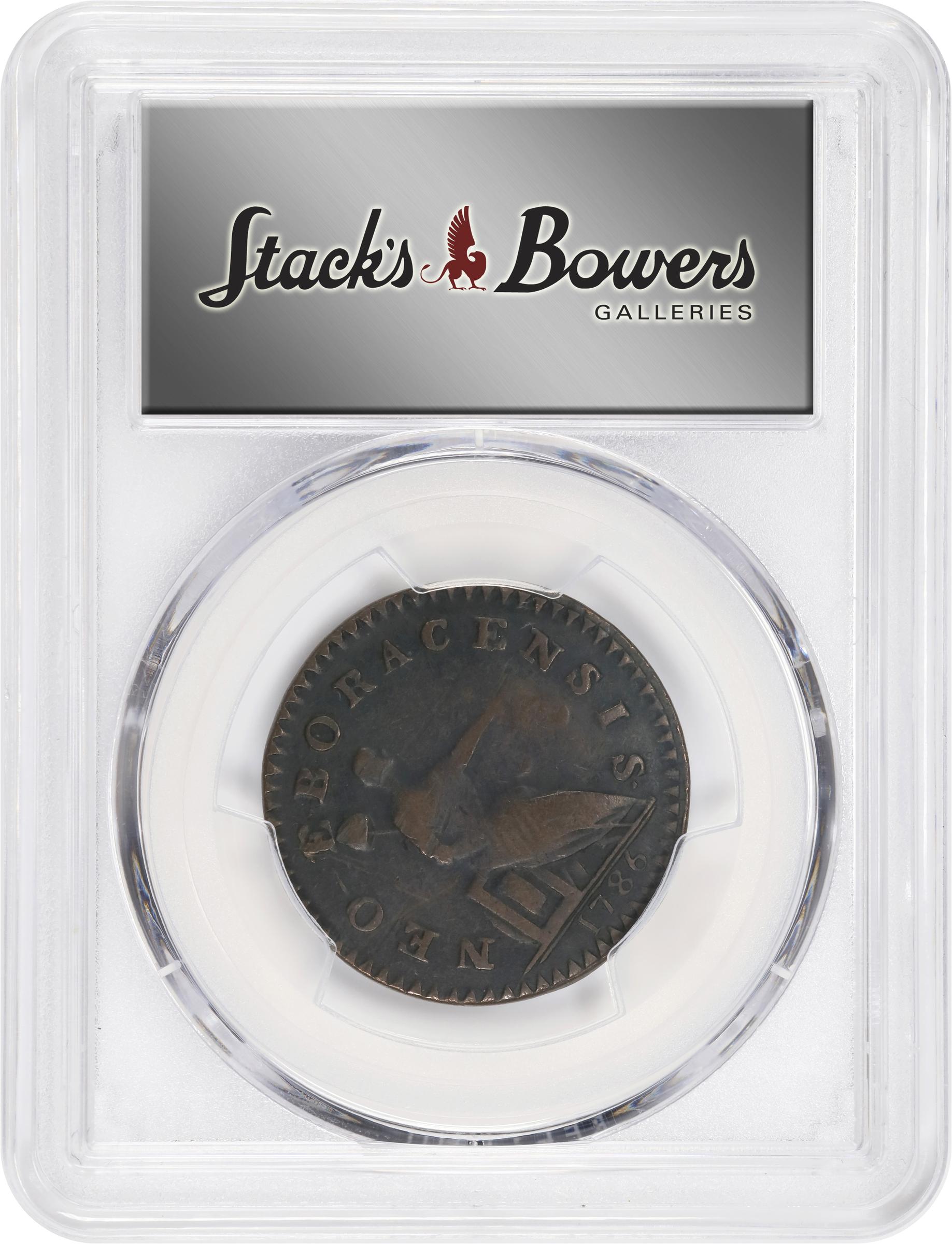 image for: 1786 Non Vi Virtute Vici Copper. Small Head. Musante GW-7, Baker-13, W-5730. VF-35 (PCGS).