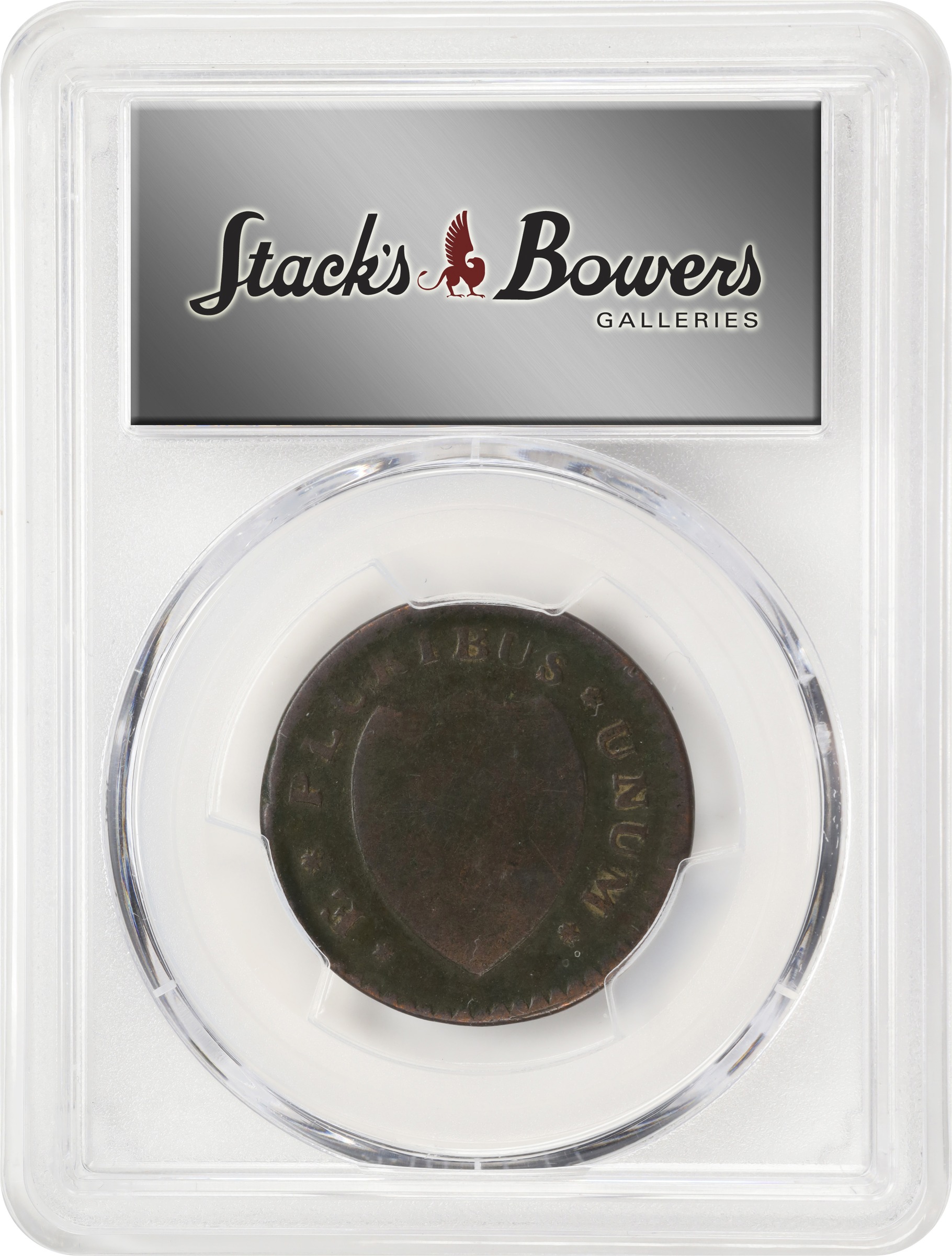 image for: 1786 New Jersey Copper. Maris 12-G, W-4790. Rarity-4. Date Under Plow, No Coulter, Shaggy Mane. VG-10 (PCGS).