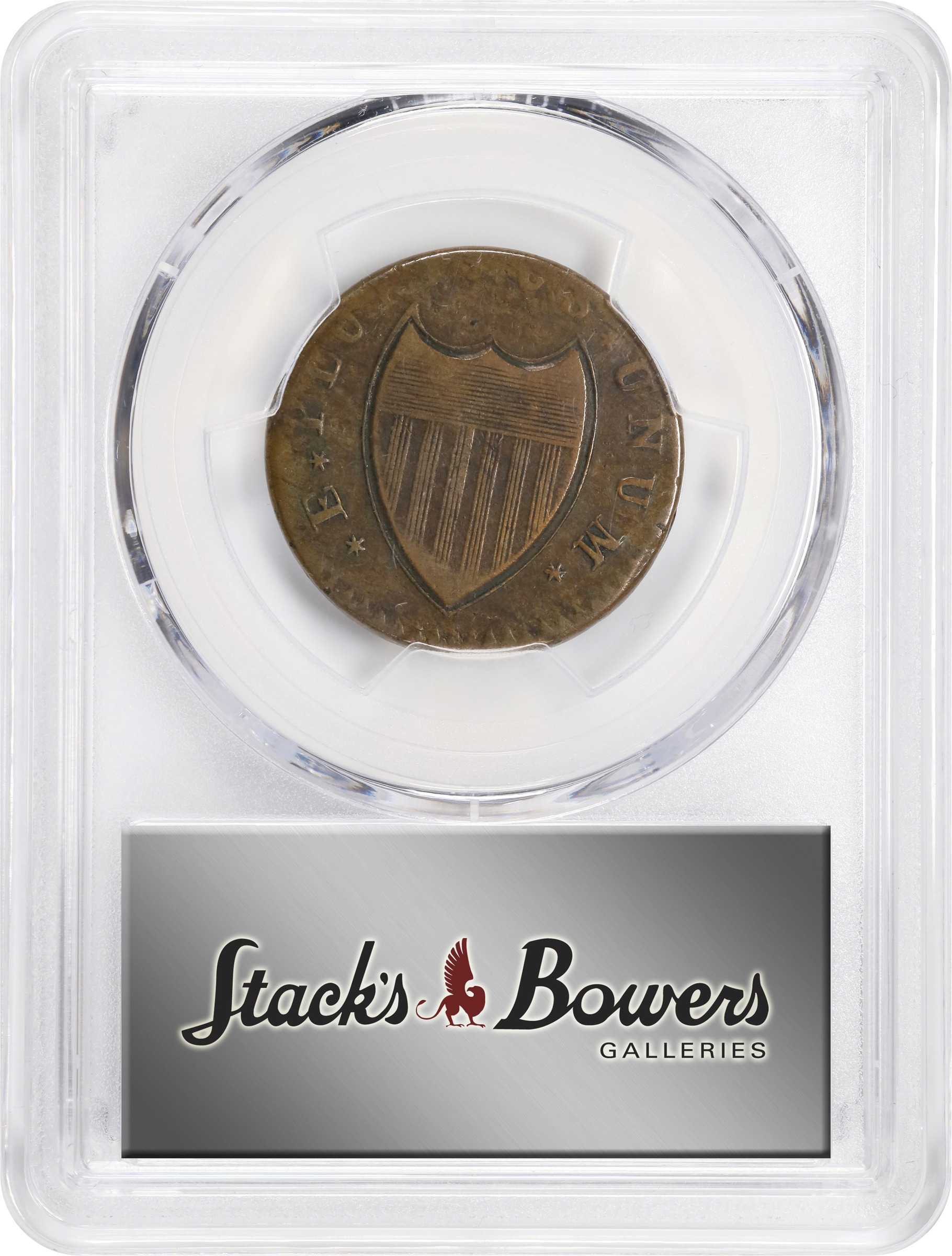 image for: 1788 New Jersey Copper. Maris 51-g, W-5480. Rarity-5+. Head Left, Batman Shield. VF-25 (PCGS).