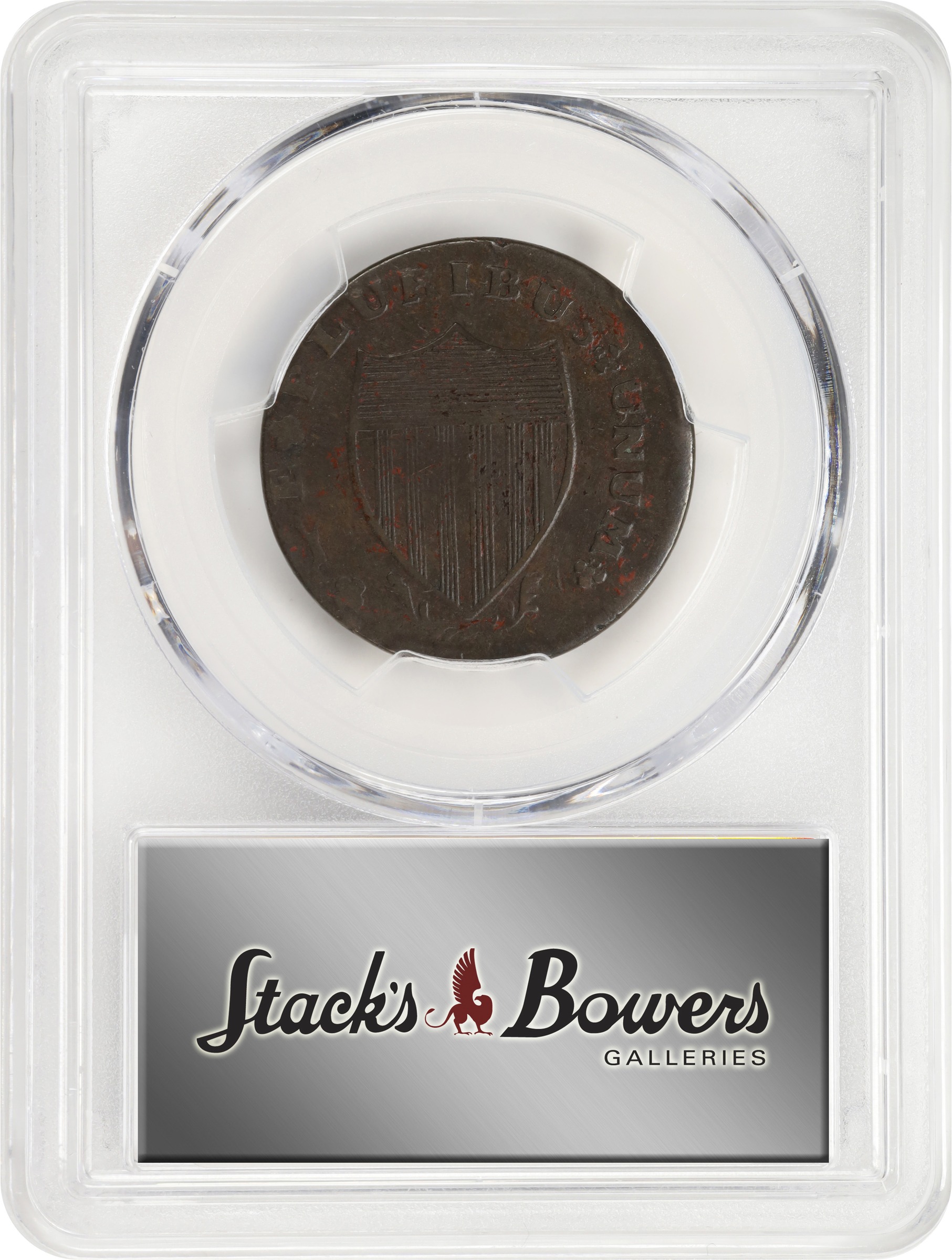 image for: 1788 New Jersey Copper. Maris 77-dd (DS1), W-5535. Rarity-3. Head Right, Running Fox Before Legend. EF-40 (PCGS).