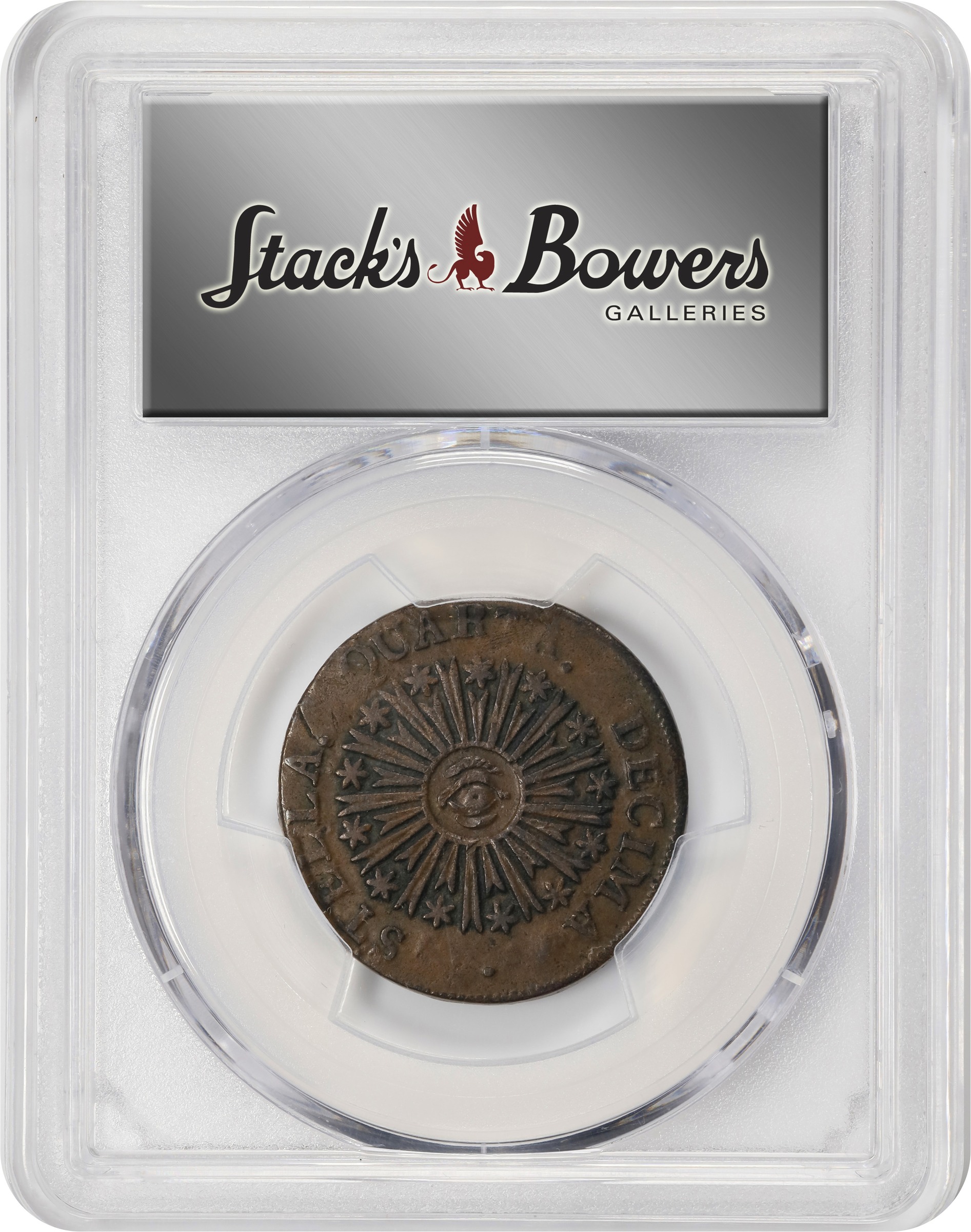 image for: 1785 Vermont Copper. Landscape. RR-2, Bressett 1-A, W-2005. Rarity-3. VERMONTS. EF-45 (PCGS).