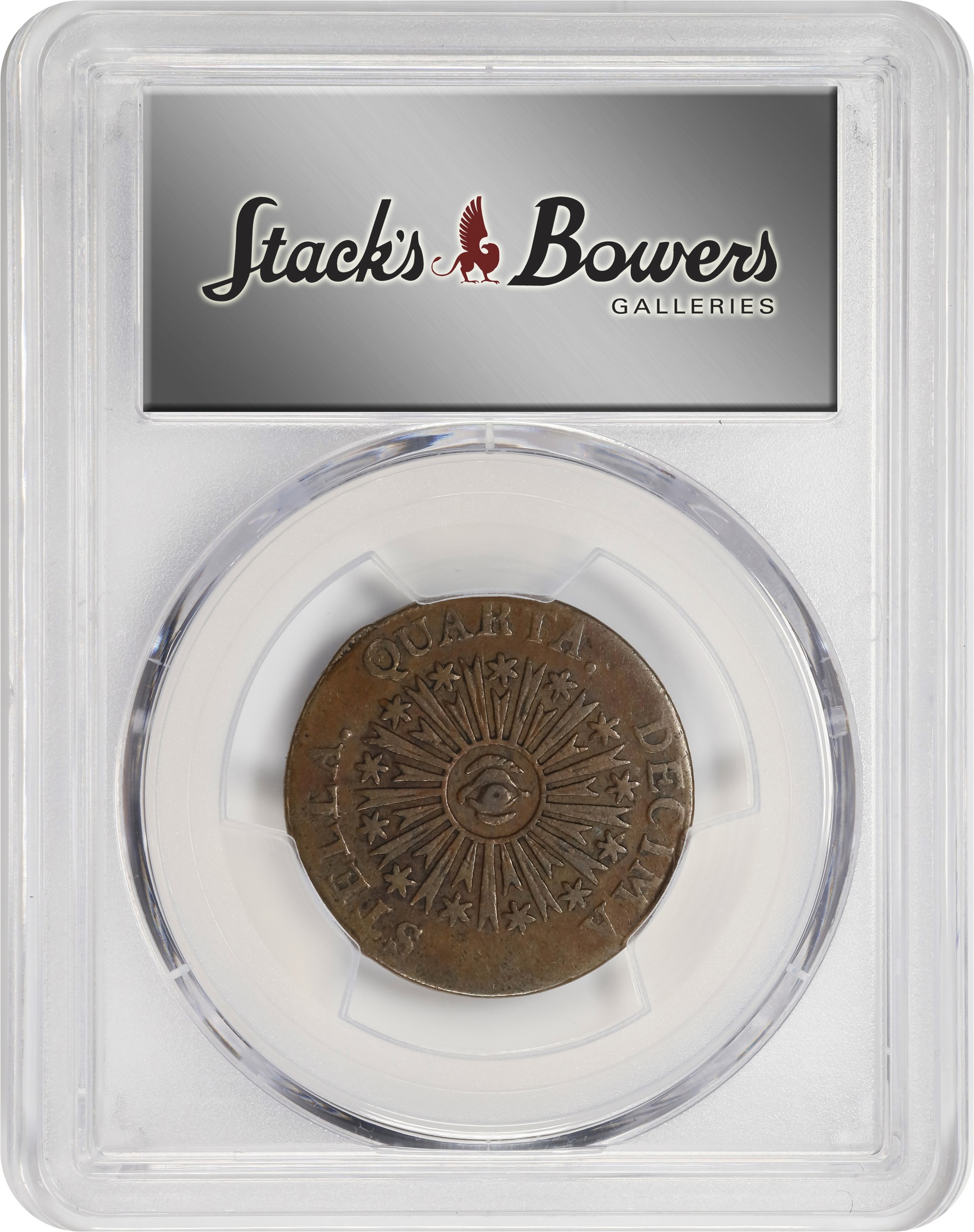 image for: 1785 Vermont Copper. Landscape. RR-2, Bressett 1-A, W-2005. Rarity-3. VERMONTS. EF-40 (PCGS).