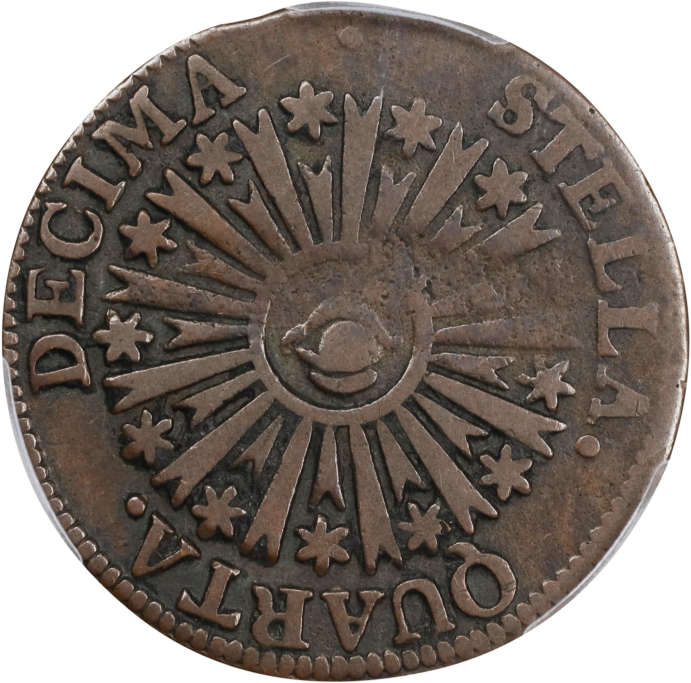 image for: 1785 Vermont Copper. Landscape. RR-4, Bressett 3-C, W-2015. Rarity-4. VERMONTIS. VF-30 (PCGS).