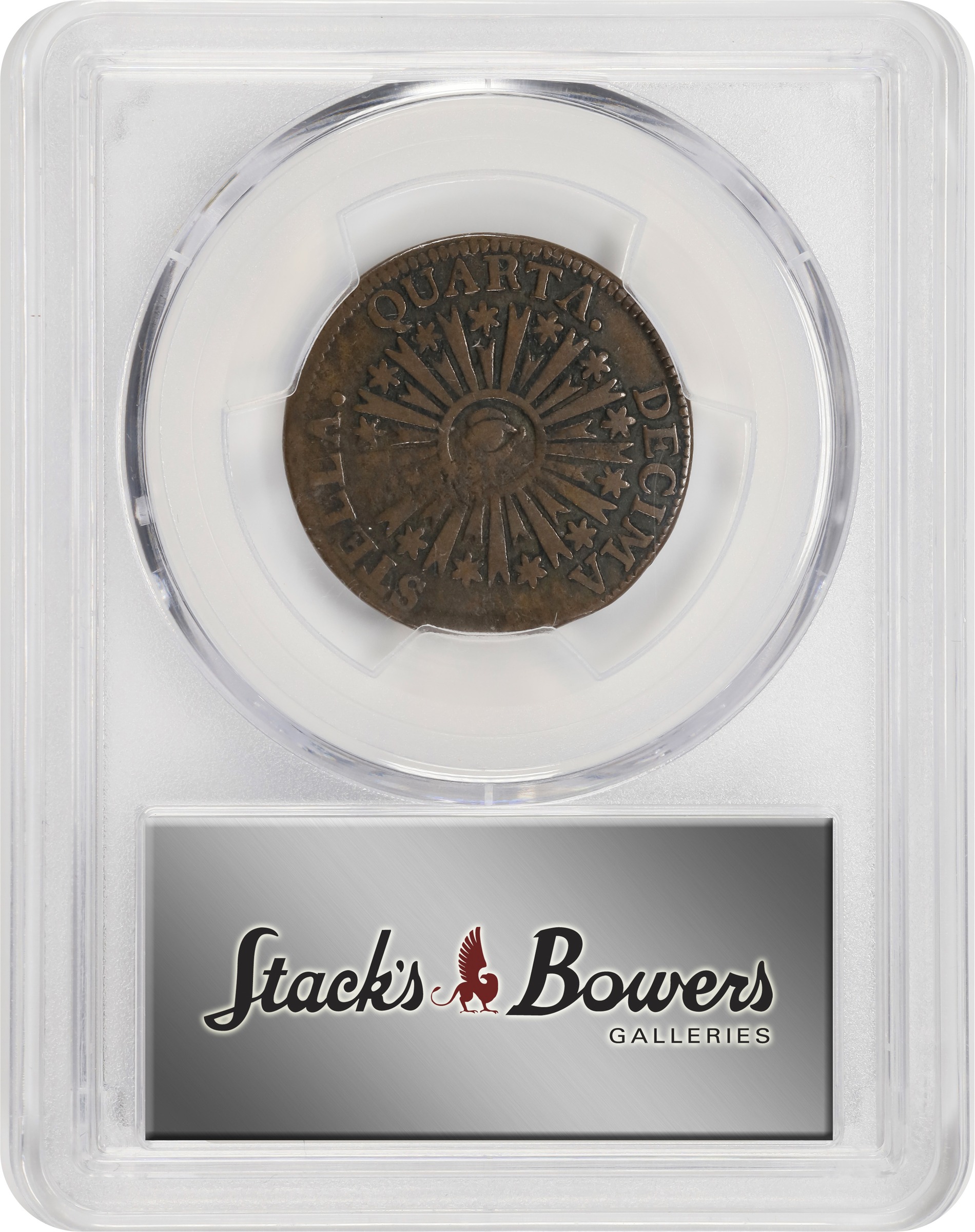 image for: 1785 Vermont Copper. Landscape. RR-4, Bressett 3-C, W-2015. Rarity-4. VERMONTIS. VF-30 (PCGS).