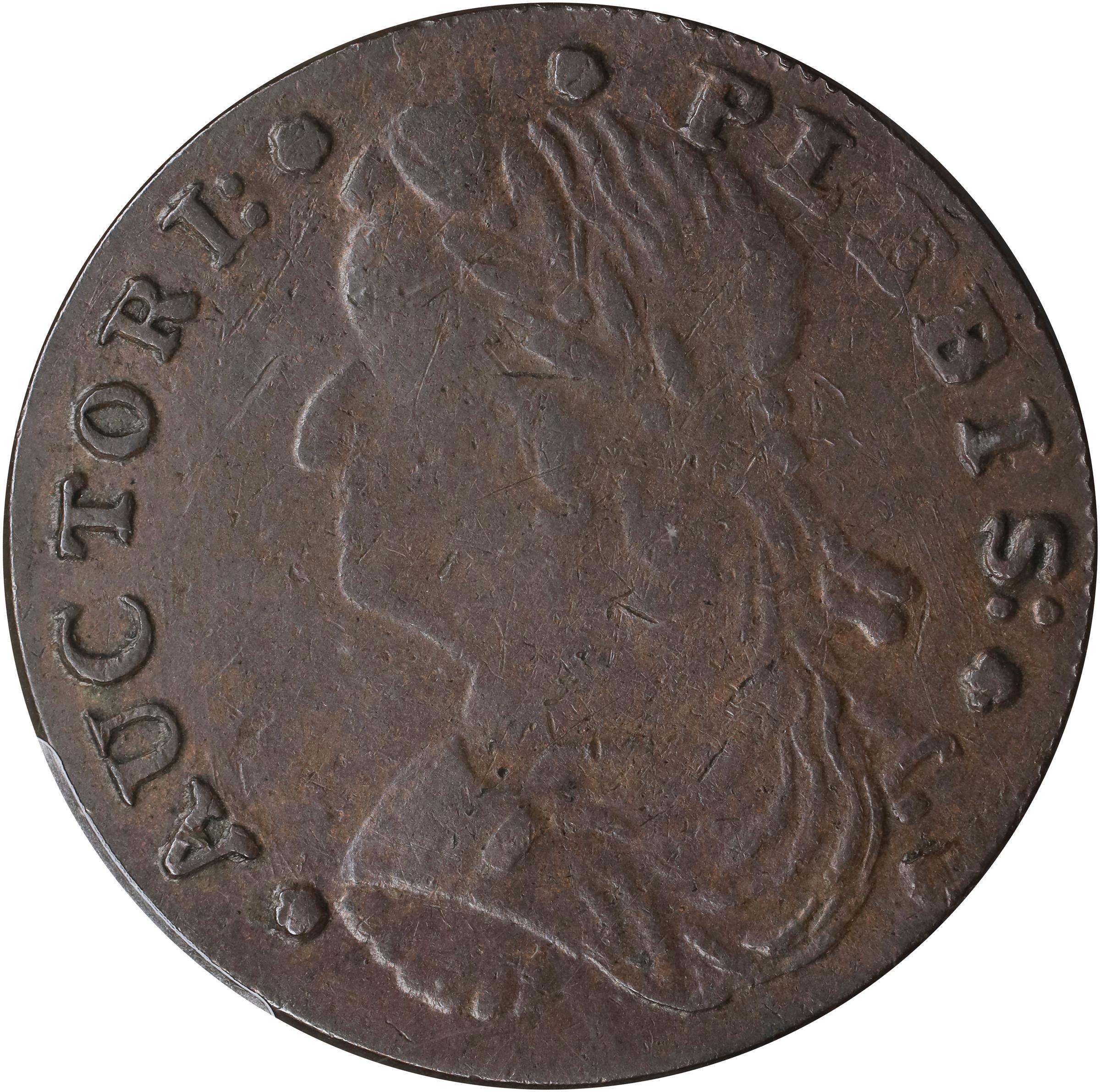 image for: 1787 Auctori Plebis Token. W-8770. Rarity-3. AU-53 (PCGS).