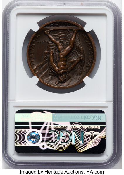 image for: 1933 Century Of Progress Exposition, Italian Exhibit Dollar, Bronze, HK-471, R.4, MS64 NGC. NGC Census: (15/32)....