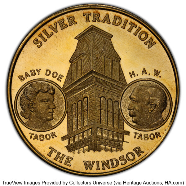 image for: 1960 East Tincup, CO, Type I, The Windsor, Nickel-Silver, HK-718, R.5, MS67 PCGS. PCGS Population: (1/0 and 0/0+)....