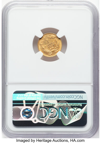 image for: 1878 G$1 MS61 NGC. NGC Census: 34 in 61, 96 finer (10/25). CDN: $820 Whsle. Bid for NGC/PCGS MS61. Mintage 3,020. ...