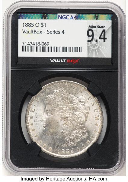 1885-O $1 XF40 CAC thumbnail 9