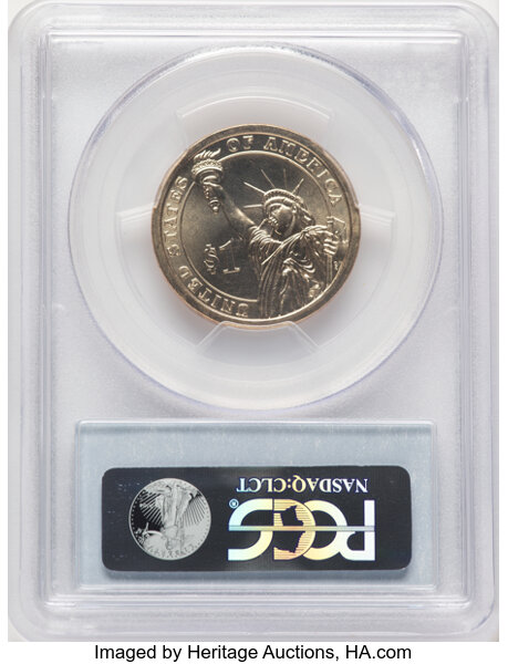 image for: 2011-P Dollar James Garfield Position B MS68 PCGS. PCGS Population: 6 in 68, 0 finer (10/25). CDN: $28 Whsle. Bid for NGC/P...