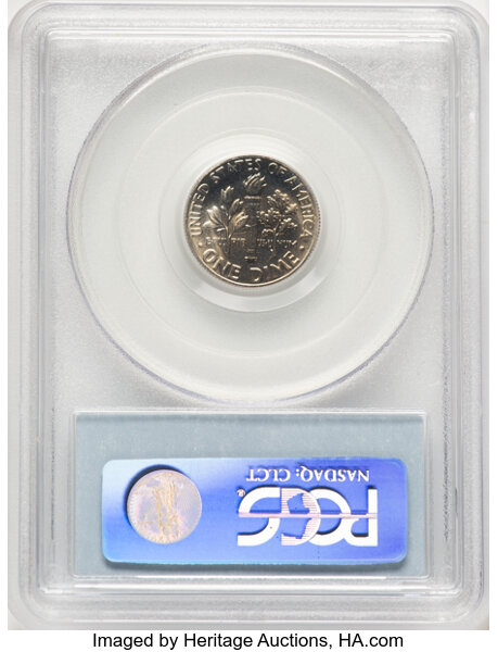 image for: 1974-D 10C MS66 Full Bands PCGS. PCGS Population: 22 in 66, 4 finer (10/25). CDN: $75 Whsle. Bid for NGC/PCGS MS66. Mintage...