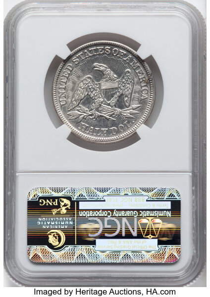 1853 50c Arrows & Rays MS67 thumbnail 18