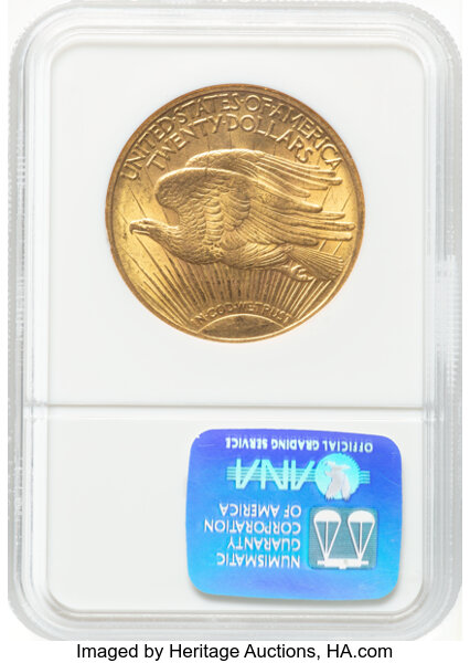 image for: 1909/8 $20 FS-301 MS61 NGC.  CDN: $4,145.01 Whsle. Bid for NGC/PCGS MS61. Mintage 161,282. ...