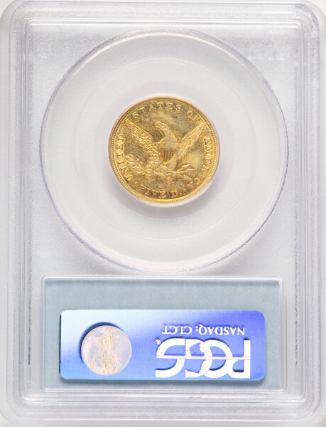 image for: 1841 $5 AU53 PCGS. PCGS Population: 6 in 53, 27 finer (10/25). CDN: $2,800 Whsle. Bid for NGC/PCGS AU53. Mintage 15,800. ...