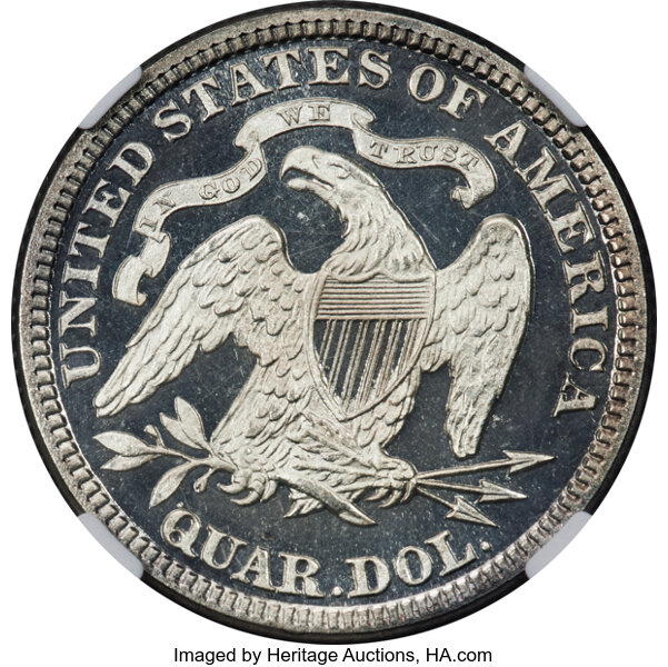 image for: 1890 25C PR68+ Cameo NGC....