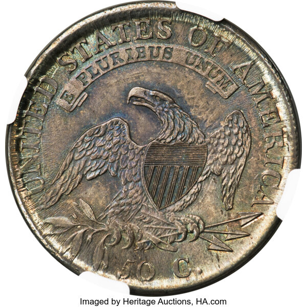 image for: 1811 50C Small 8, O-108a, R.2, MS65 NGC....