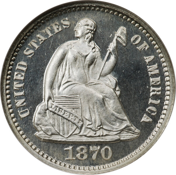image for: 1870 H10C PR68 Cameo NGC....